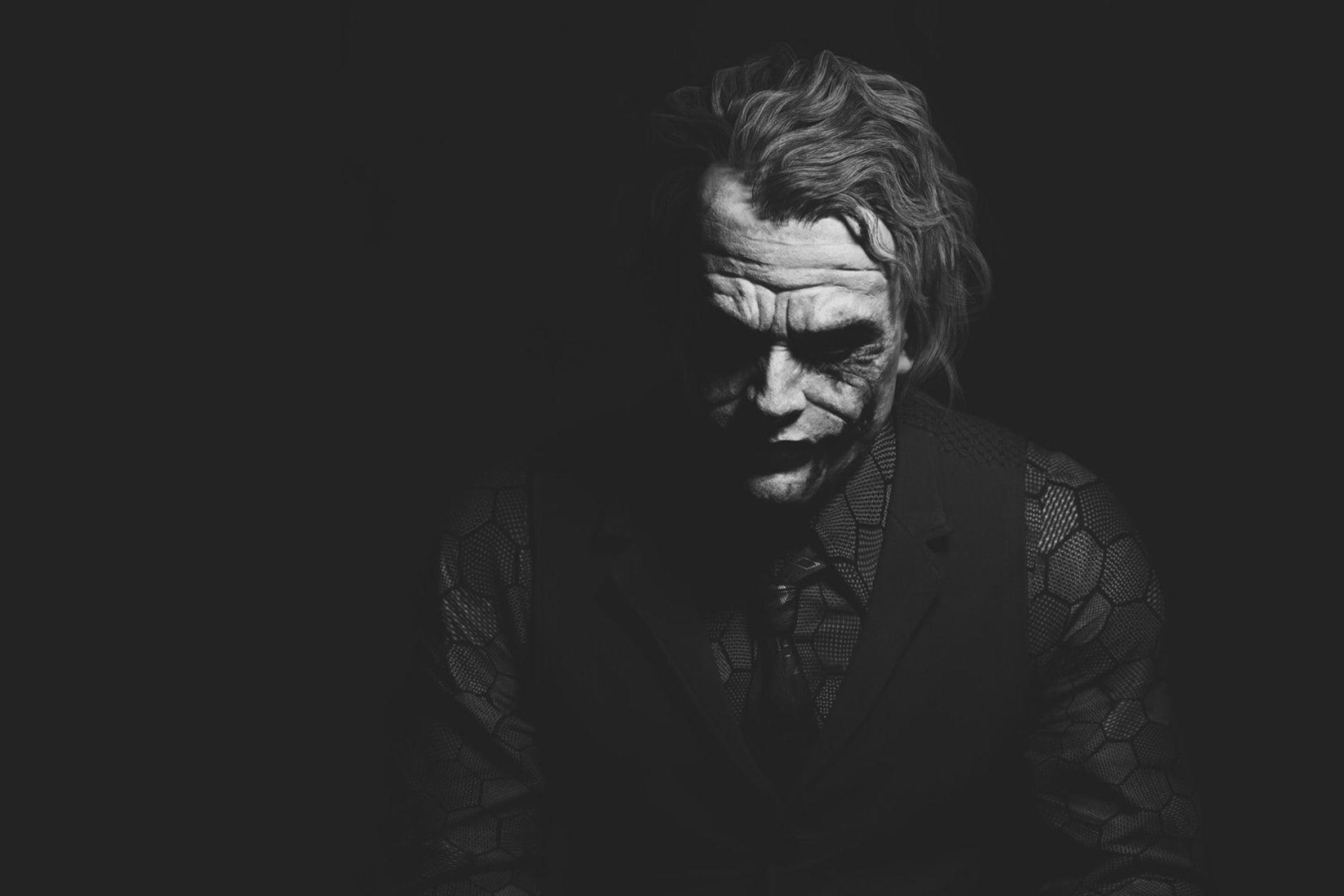 1920x1280 The Joker wallpaper heath ledger monochrome batman Movies • Wallpaper For You HD Wallpaper For Desktop & Mobile