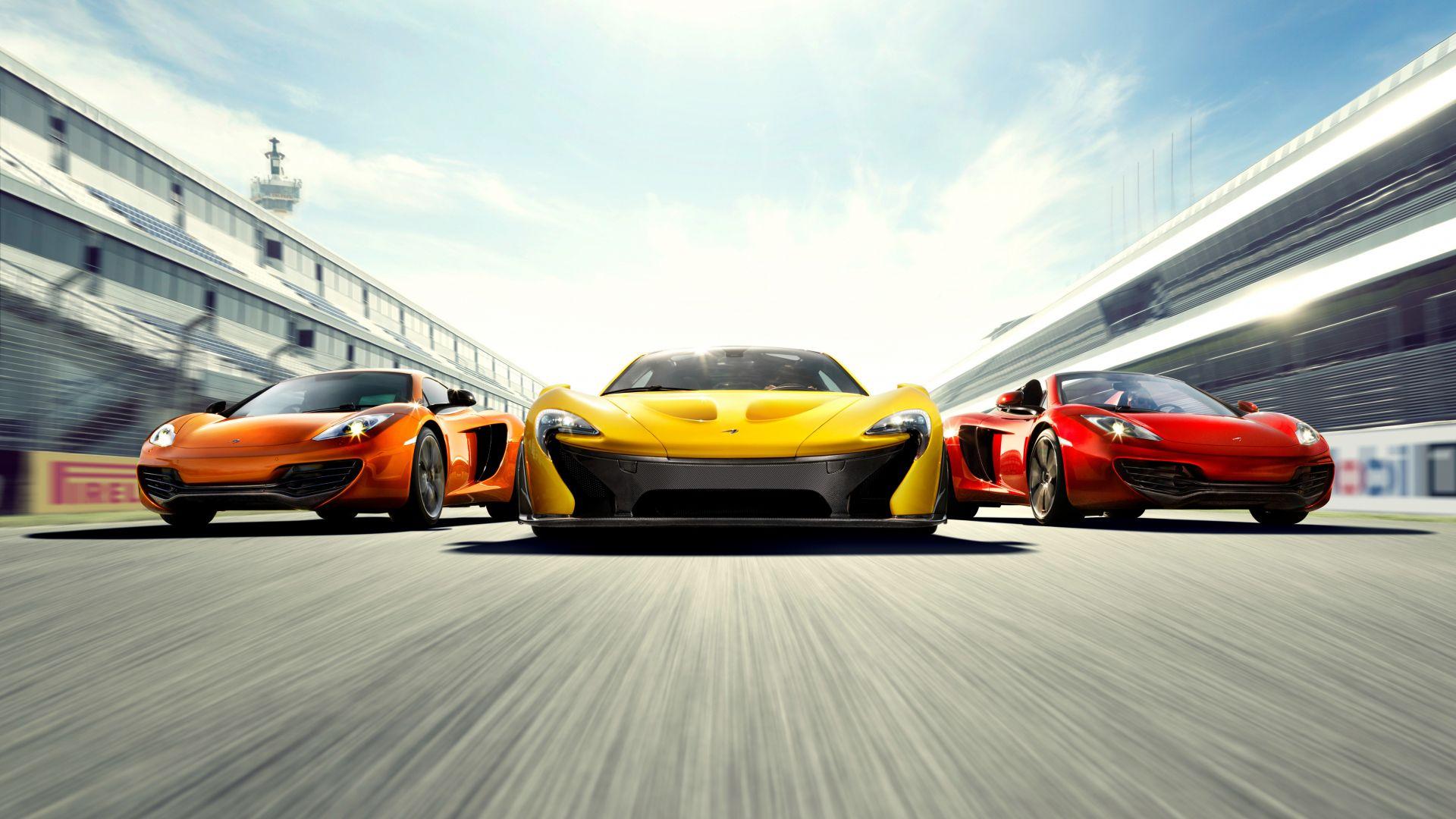 1920x1080 Download 1920x1080 wallpaper mclaren, sports cars, on track, full hd, hdtv, fhd, 1080p, 1920x1080 HD image, background, 5311