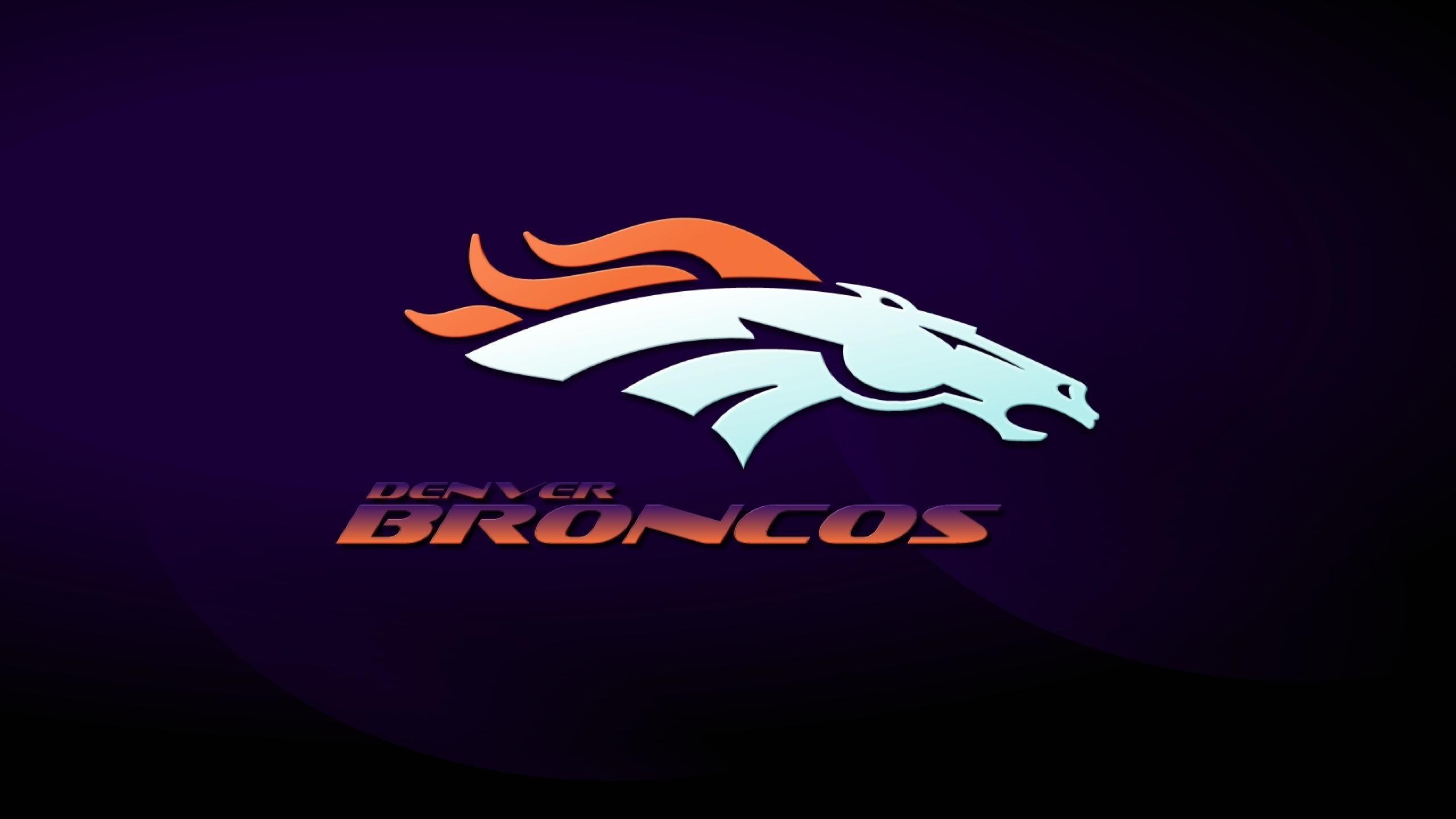 2560x1440 Denver Broncos Logos Wallpaper