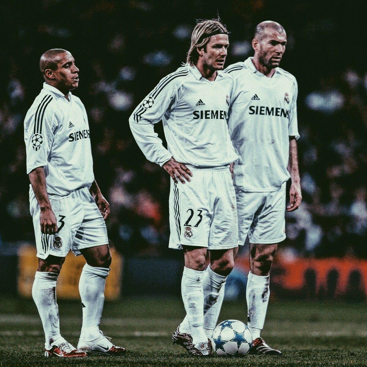 1200x1200 Roberto Carlos, Beckham e Zidane