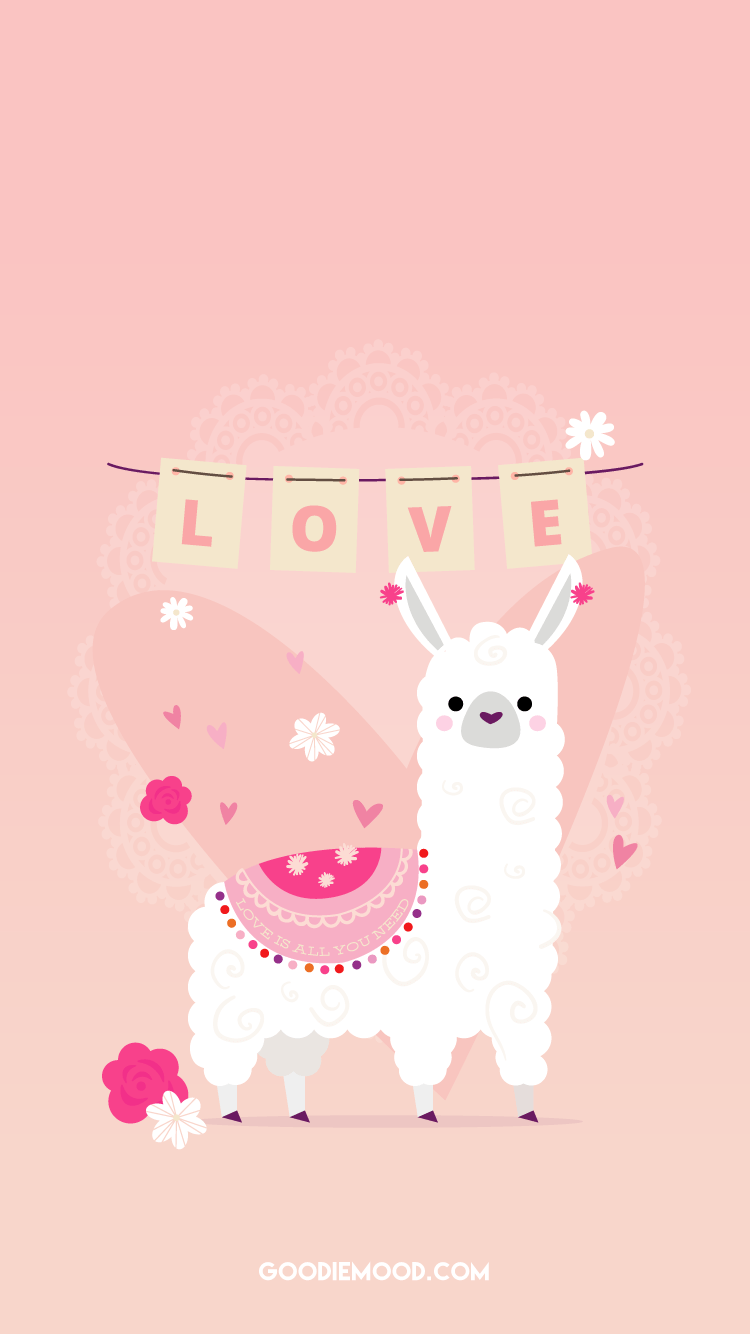 750x1334 Llamacorn Wallpaper
