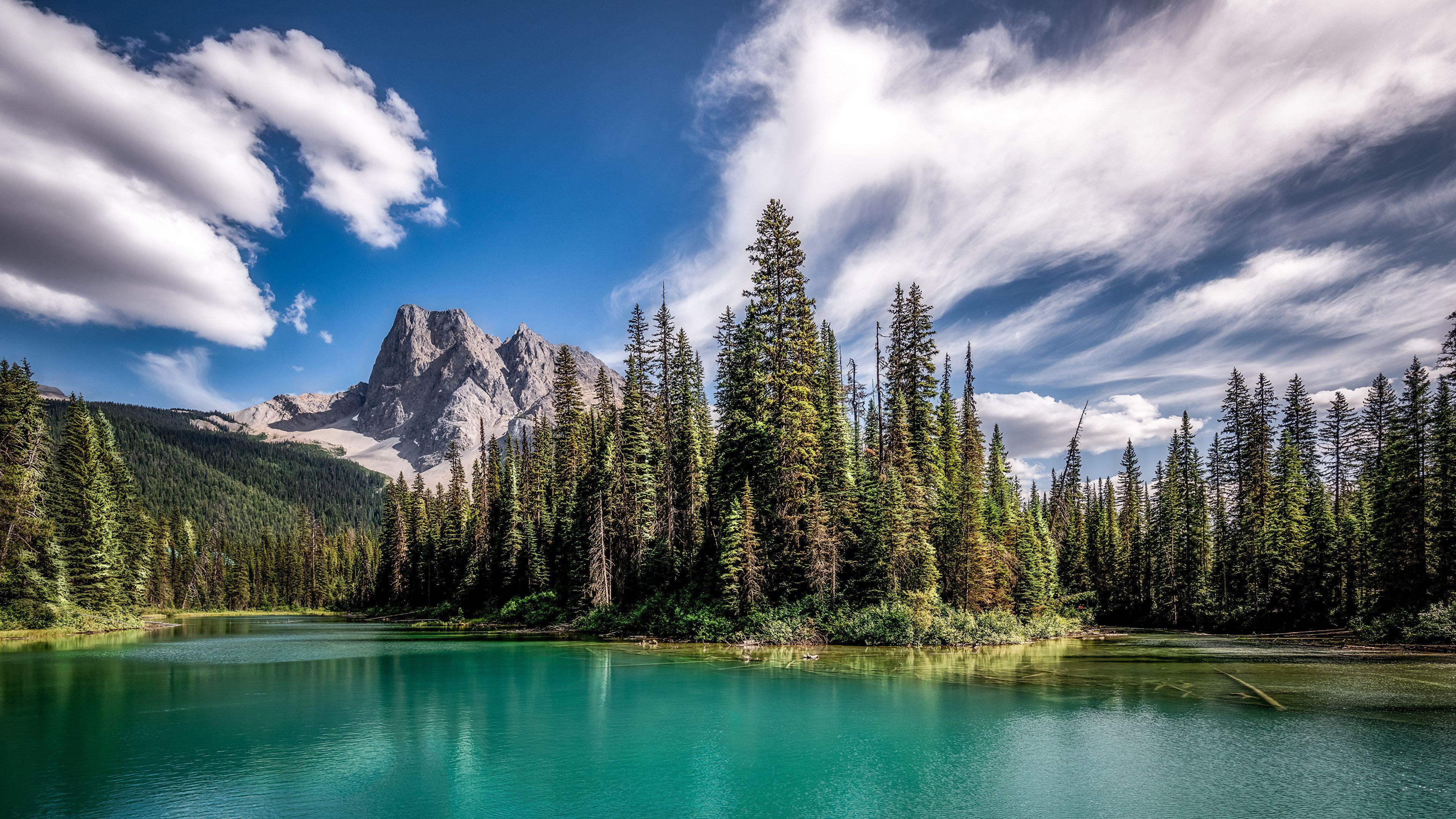 3840x2160 Picture Canada Emerald Lake, Yoho National Park, British 3840x2160