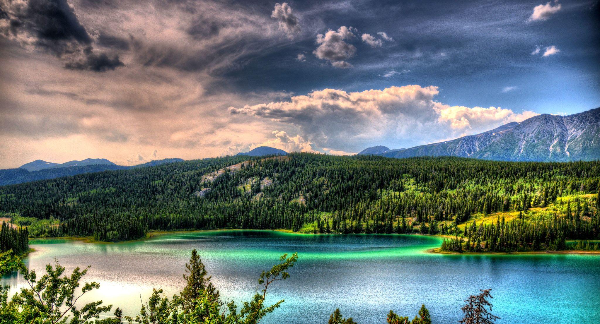 2048x1107 Alaska Wallpaper for Computer