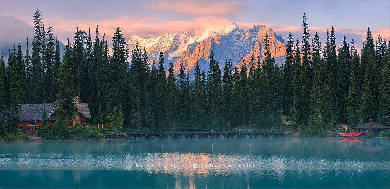 1600x776 Sunrise at Emerald Lake [1920×1080]