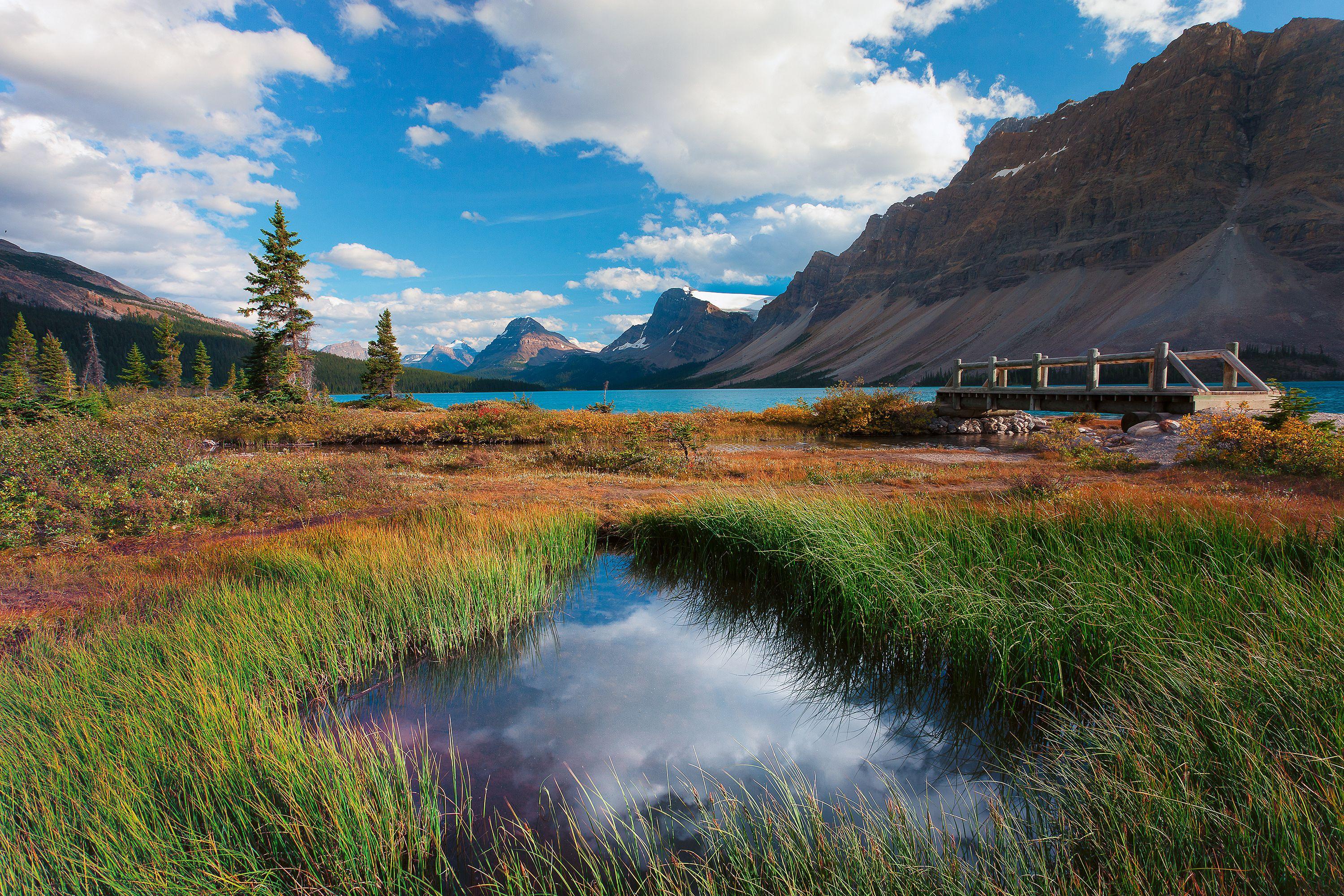 3000x2000 Emerald Lake HD wallpaper, Background