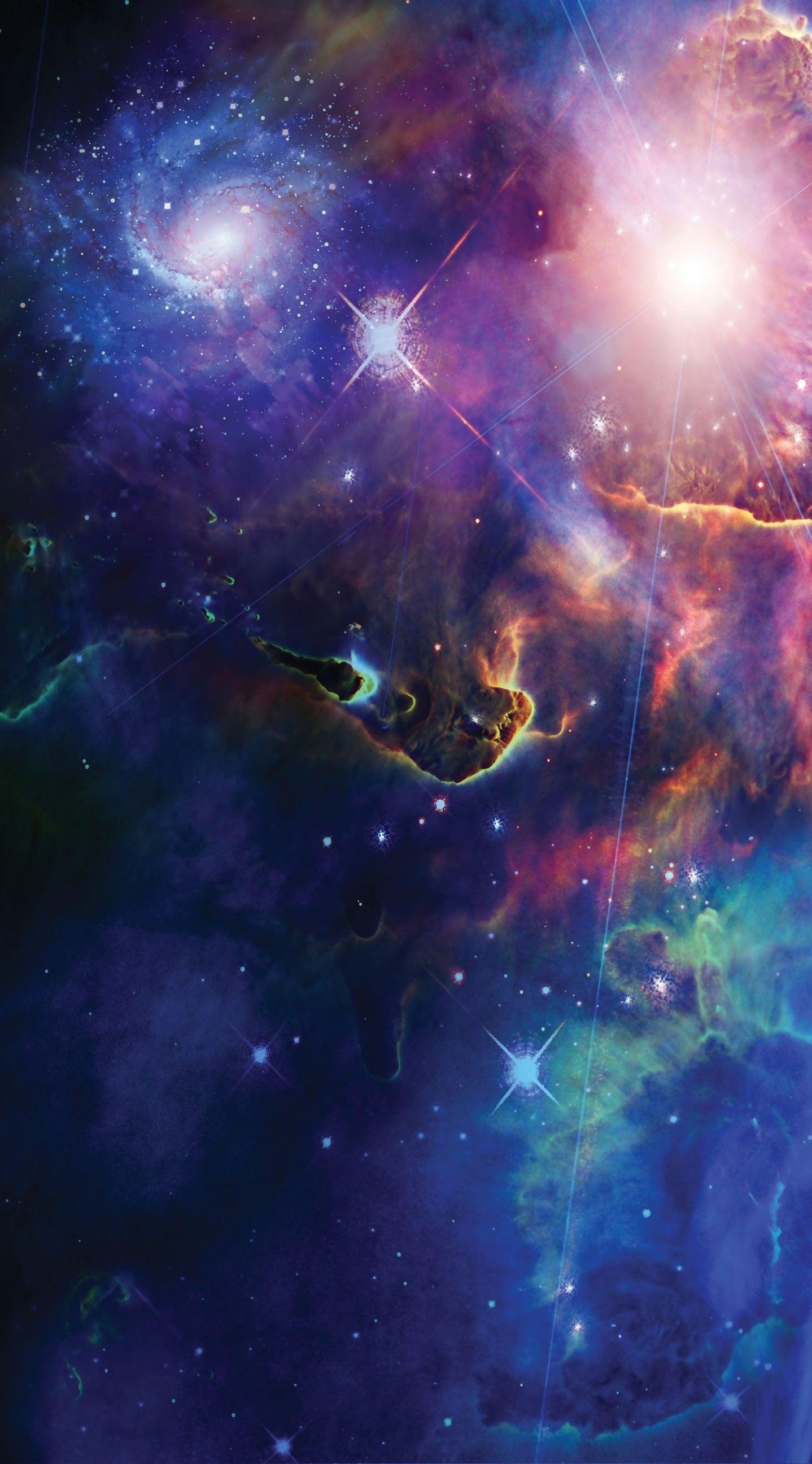 1438x2592 Andromeda Phone Wallpaper