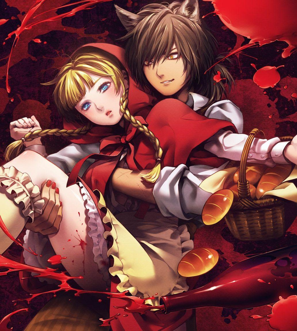 1033x1150 Red Riding Hood and Wolf Anime Fan Art .