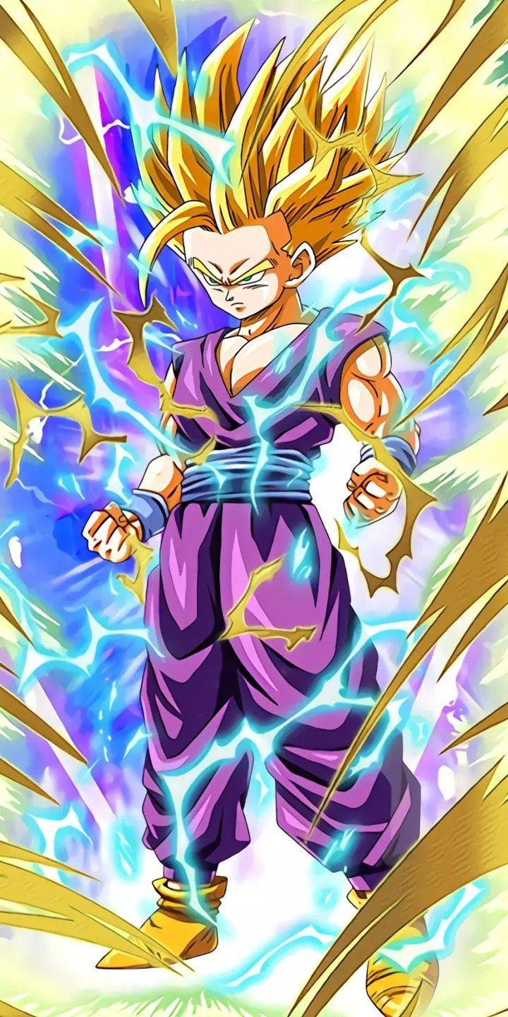 720x1440 Gohan SSJ2. Dragon ball wallpaper, Anime dragon ball super, Dragon ball artwork