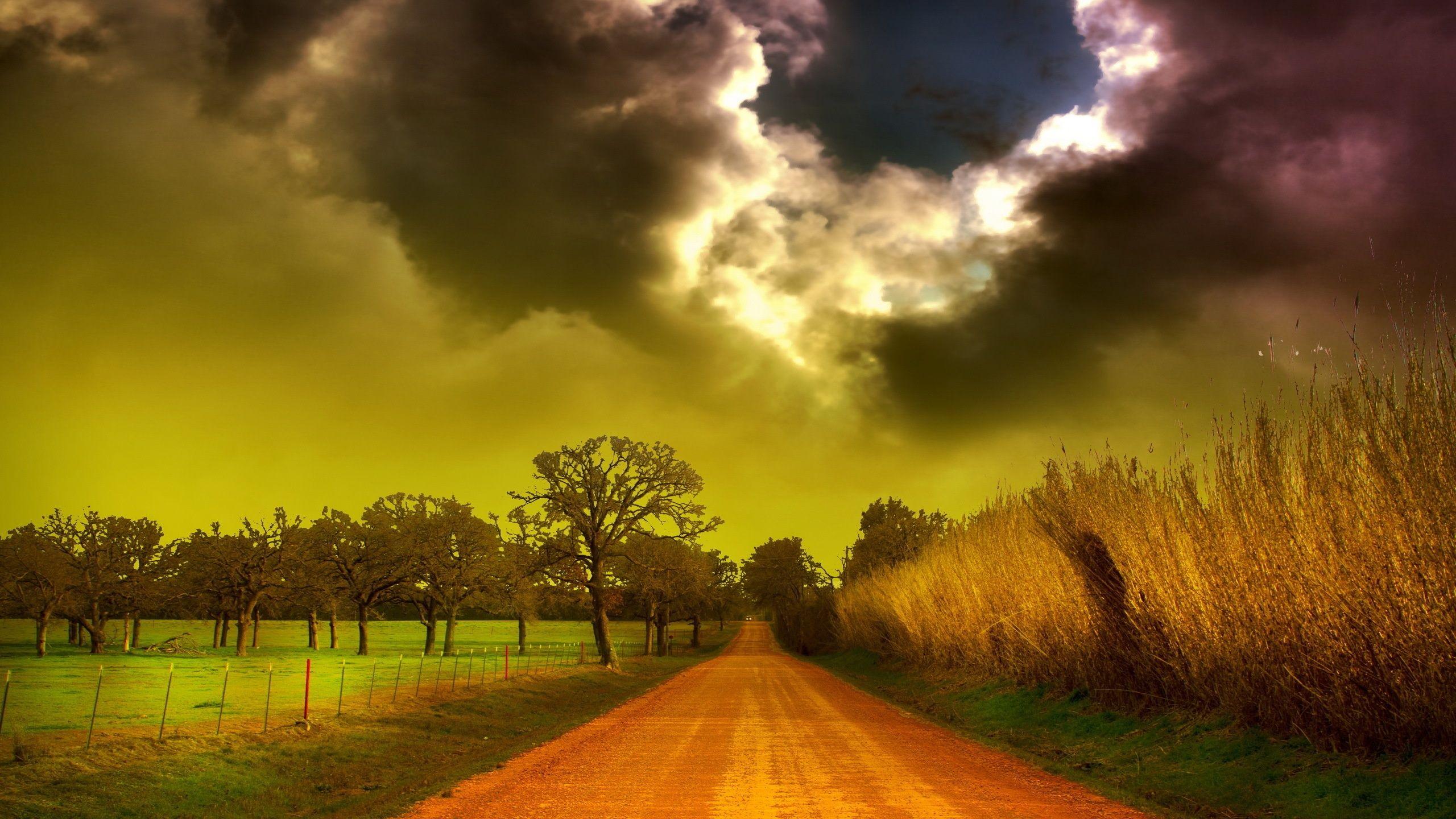2560x1440 Storm Clouds, landscape desktop PC and Mac wallpaper