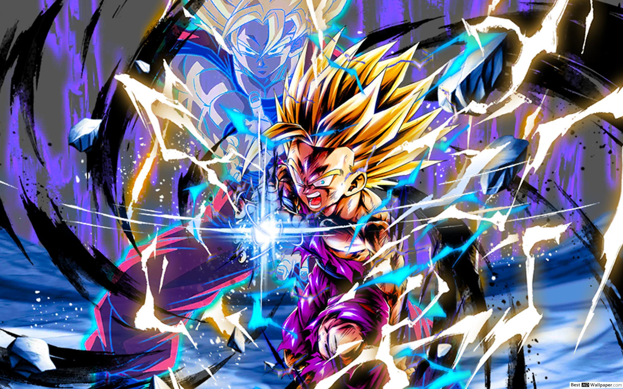 2560x1600 Super Saiyan 2 Gohan from Dragon Ball Z [Dragon Ball Legends Arts] for Desktop HD wallpaper download