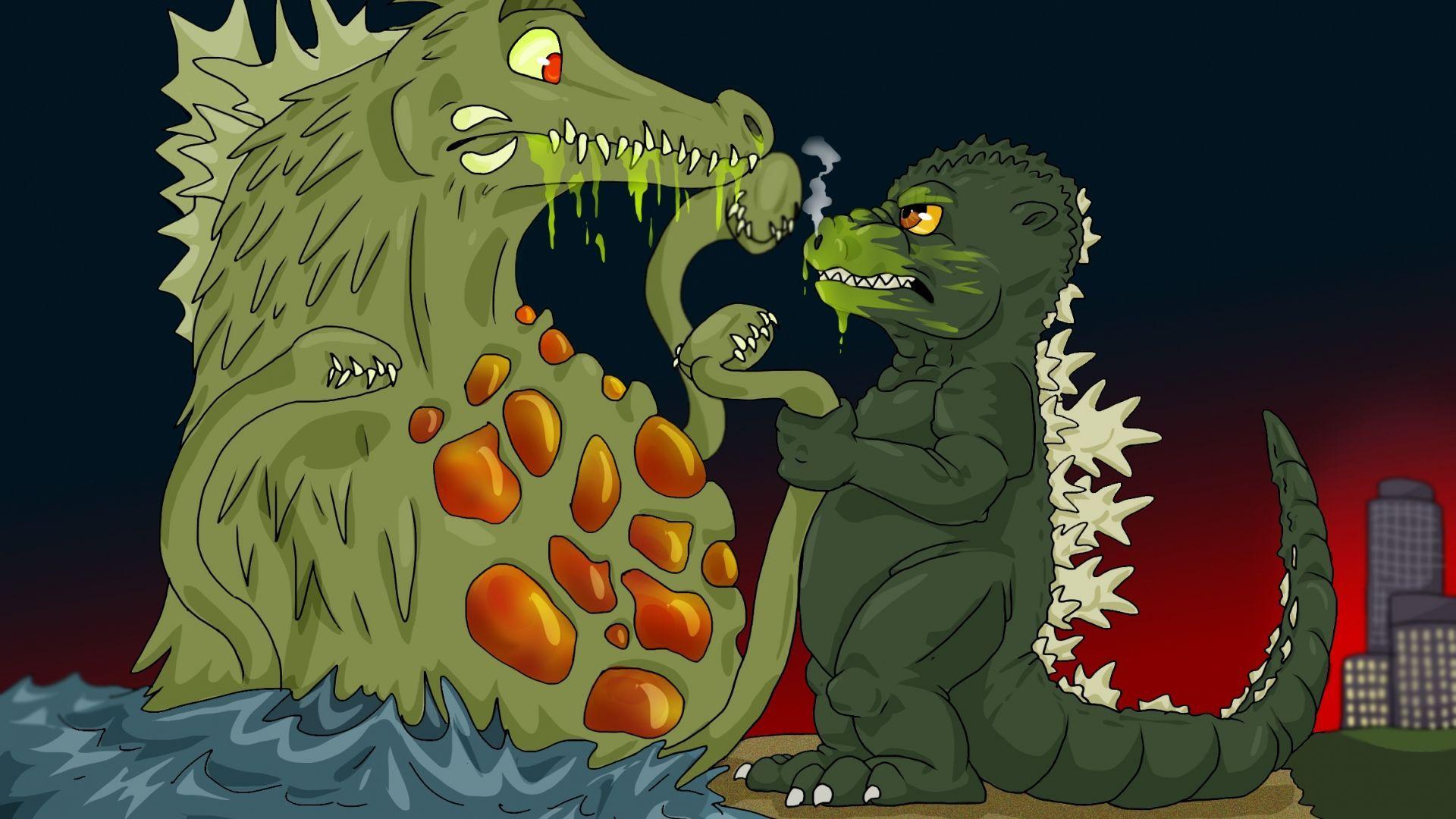 1920x1080 Biollante Wallpaper