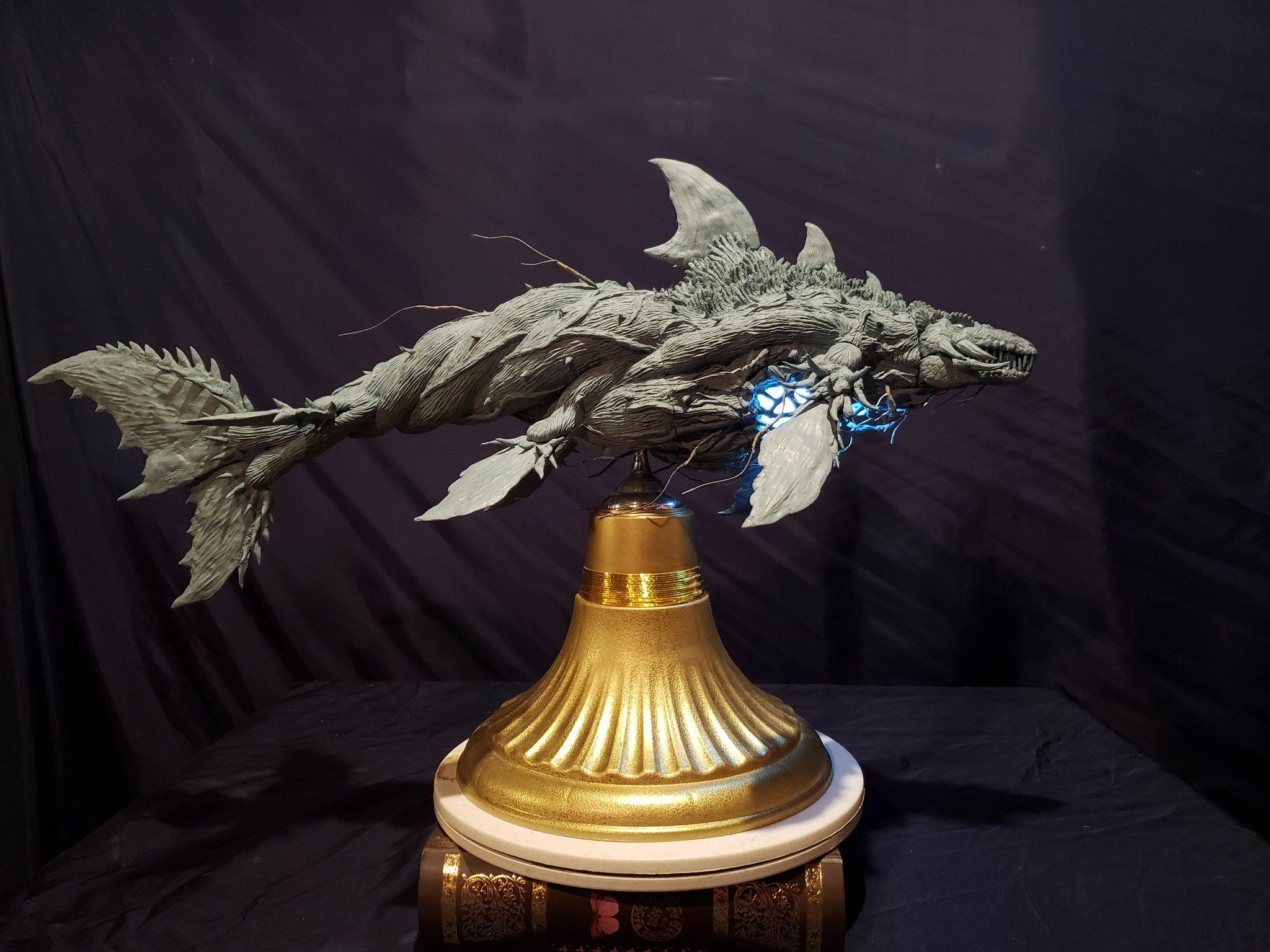 2048x1536 Insane Biollante X Mosasaurus Statue News #GodzillaVsKong