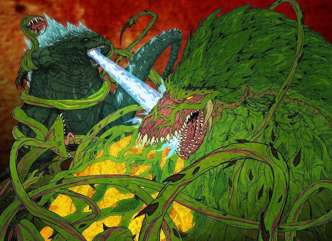 1122x816 Godzilla Vs. Biollante Wallpaper .