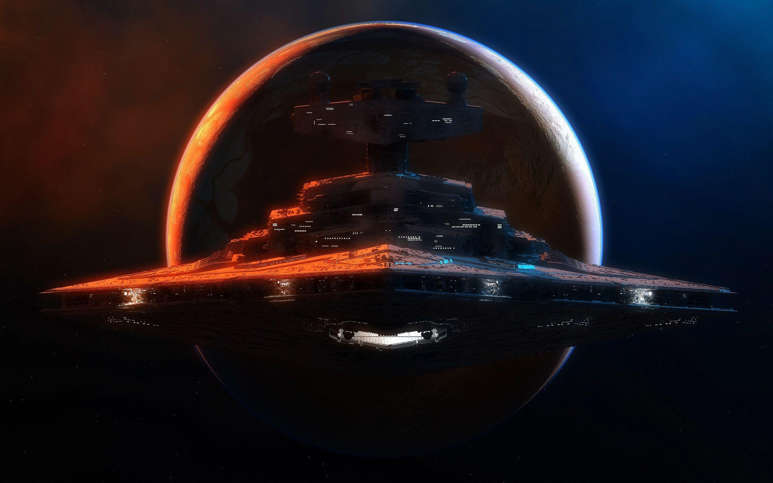 2560x1600 Download Star destroyer, star wars, video game, planet and spacecraft wallpaper, 2560x Dual Wide, Widescreen 16: Widescreen