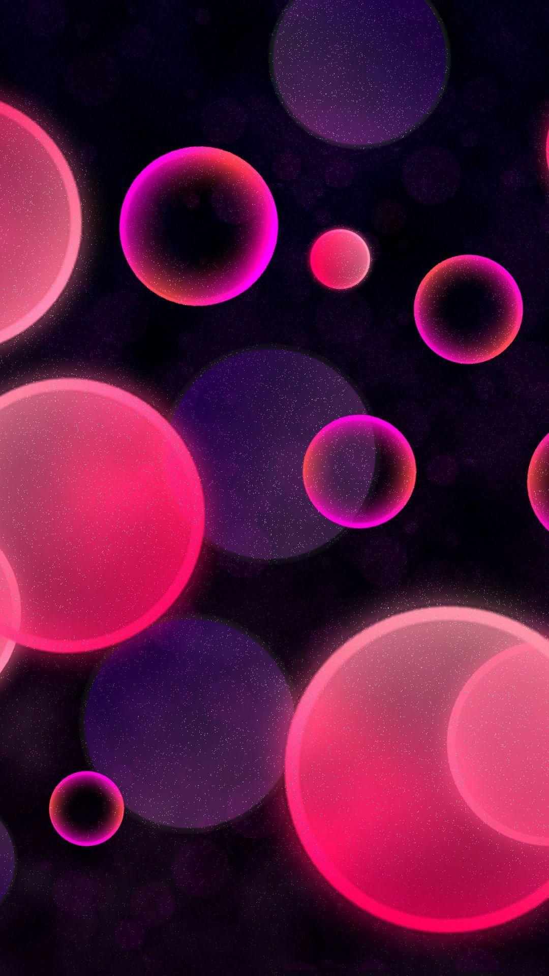 1080x1920 Bokeh, circles, glowing sphere, abstract, 1080x1920 wallpaper. iPhone wallpaper sky, iPhone background wallpaper, Pretty phone wallpaper