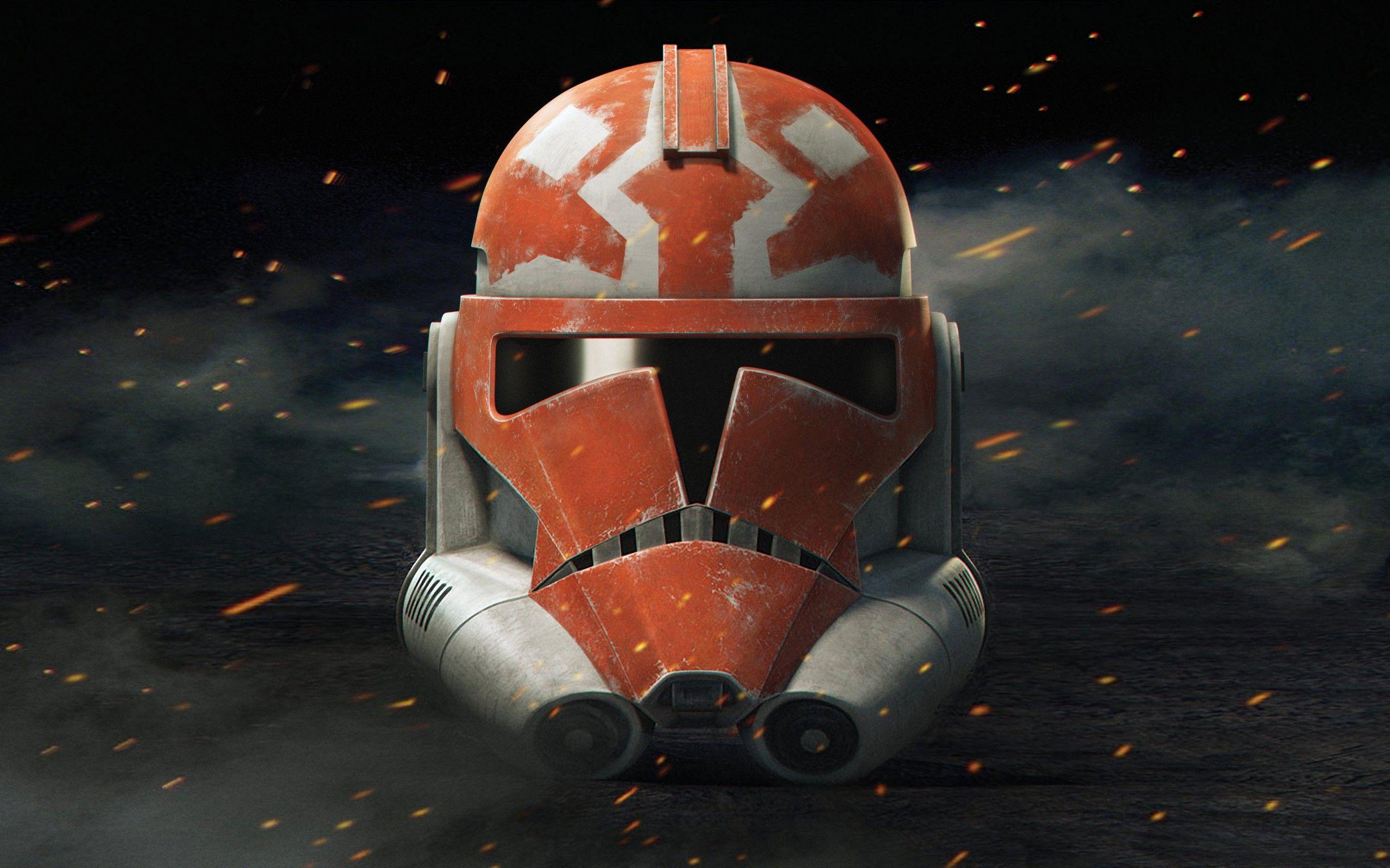 2560x1600 Star Wars The Clone Wars Trooper Helmet 4K Wallpaper 2560x1600 Hot Desktop and background for your PC and mobile