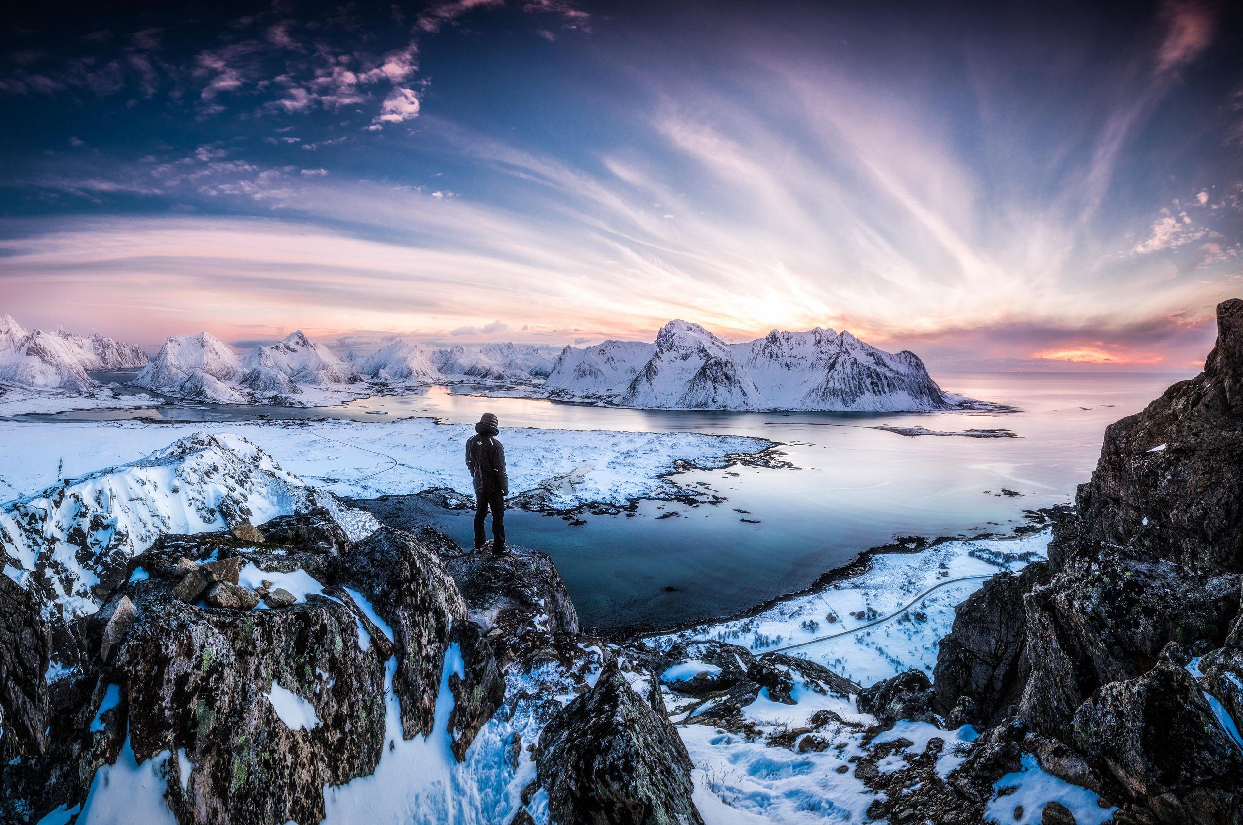 2560x1700 Standing At Lofoten Norway 10k Chromebook Pixel HD 4k Wallpaper, Image, Background, Photo and Picture