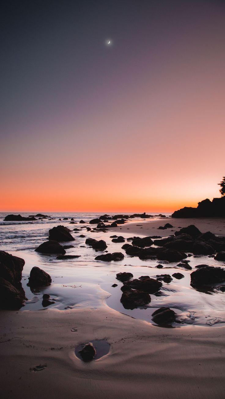 736x1308 Coast, sunset, rocks, sea, nature Wallpaper::Click here to download cool nature wallpaper Download cool. Scenery wallpaper, Decent wallpaper, Sunset wallpaper