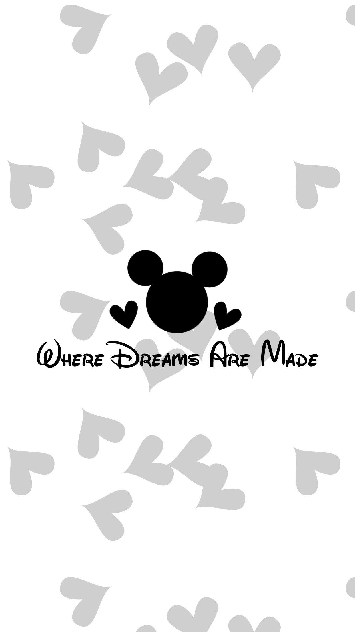 1242x2208 Mickey Mouse Wallpaper HD Black And White