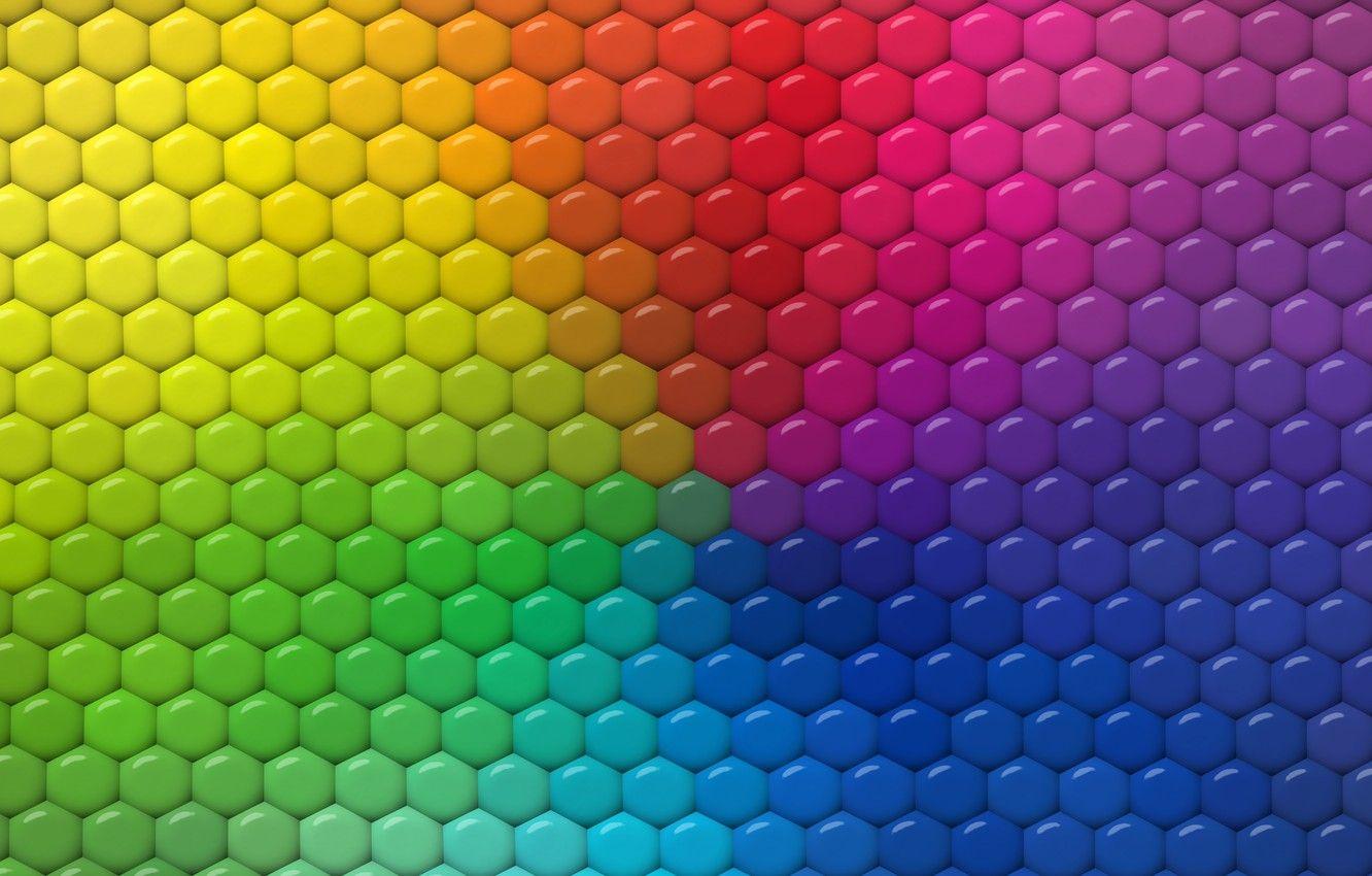 Rainbow Hexagon Wallpapers - Top Free Rainbow Hexagon Backgrounds ...