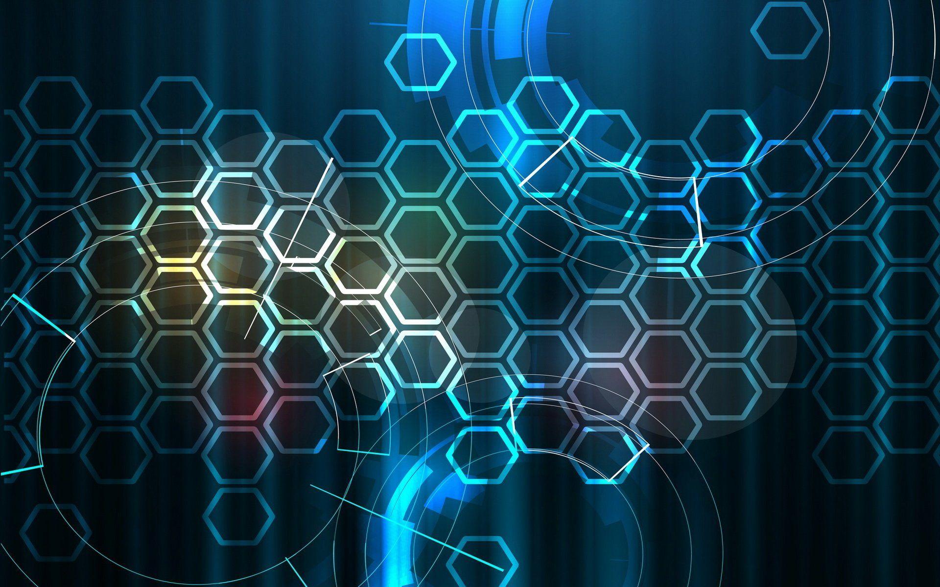 1920x1200 Hexagon Wallpaper HD 24871