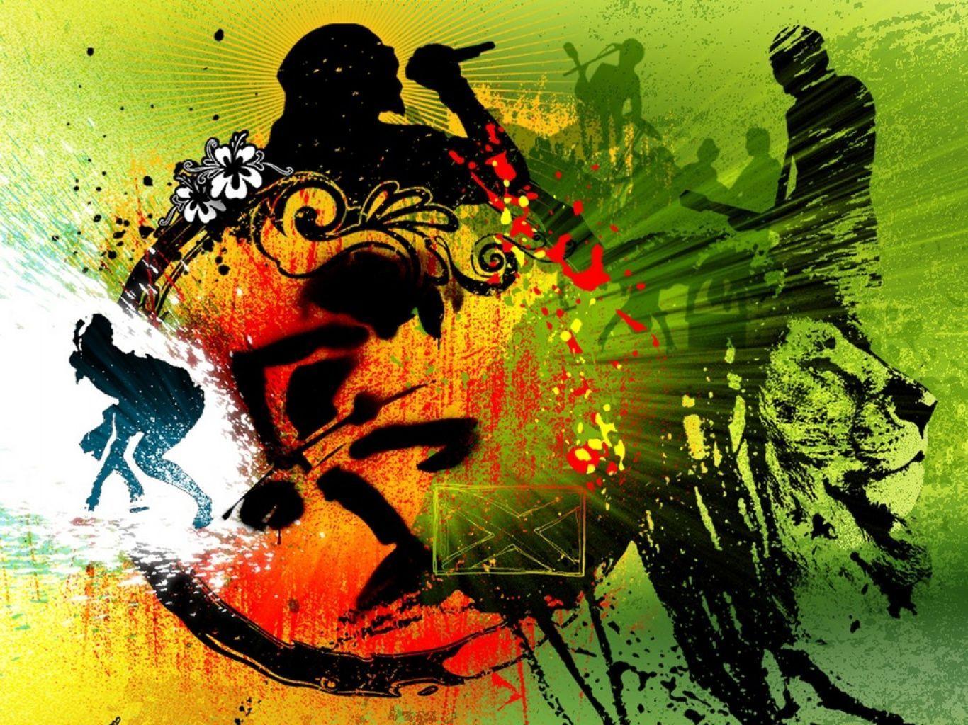 1366x1024 Rasta Art. Rasta art, Reggae, Cool optical illusions