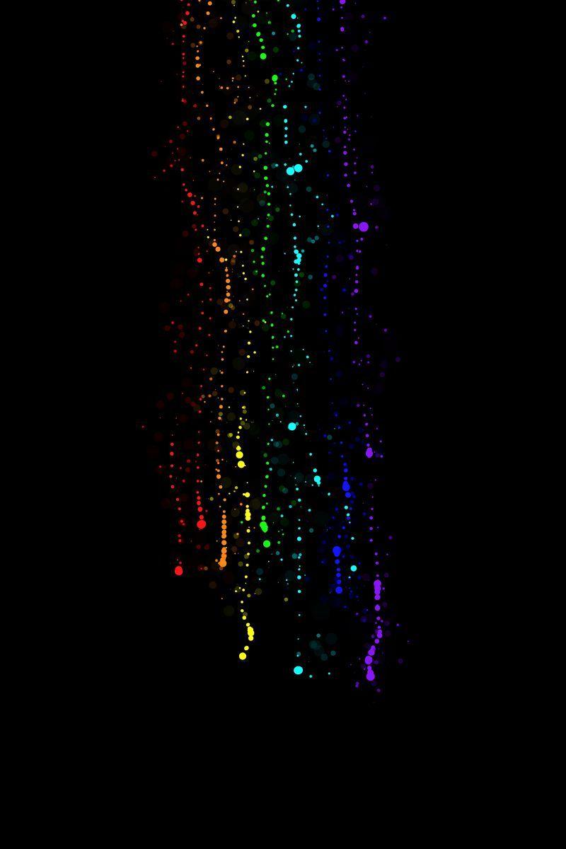 800x1200 Download Wallpaper 800x1200 Glare, Bokeh, Rainbow, Colorful, Glowing, Dark Iphone 4s 4 For Parallax HD Background