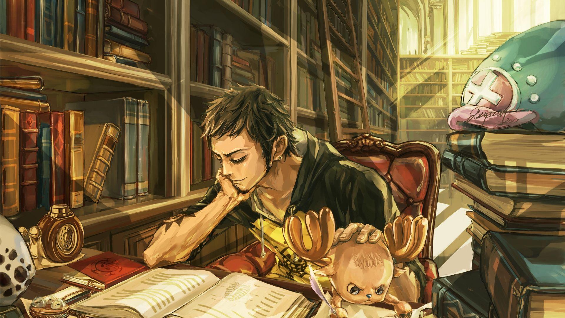 1920x1080 Desktop Wallpaper Tony Tony Chopper, Trafalgar D. Water Law, Trafalgar Law, One Piece, Anime, HD Image, Picture, Background, Altzvf