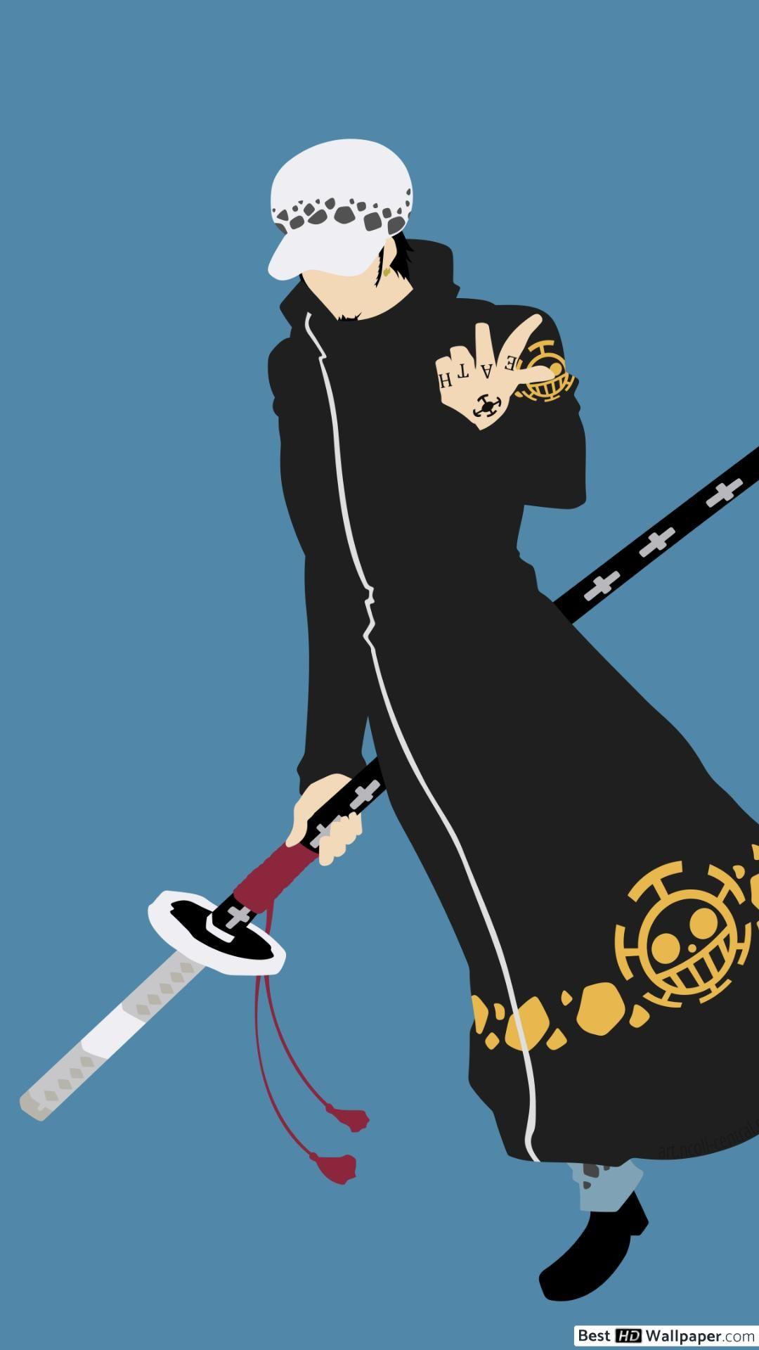 1080x1920 iPhone One Piece Trafalgar Law Wallpaper
