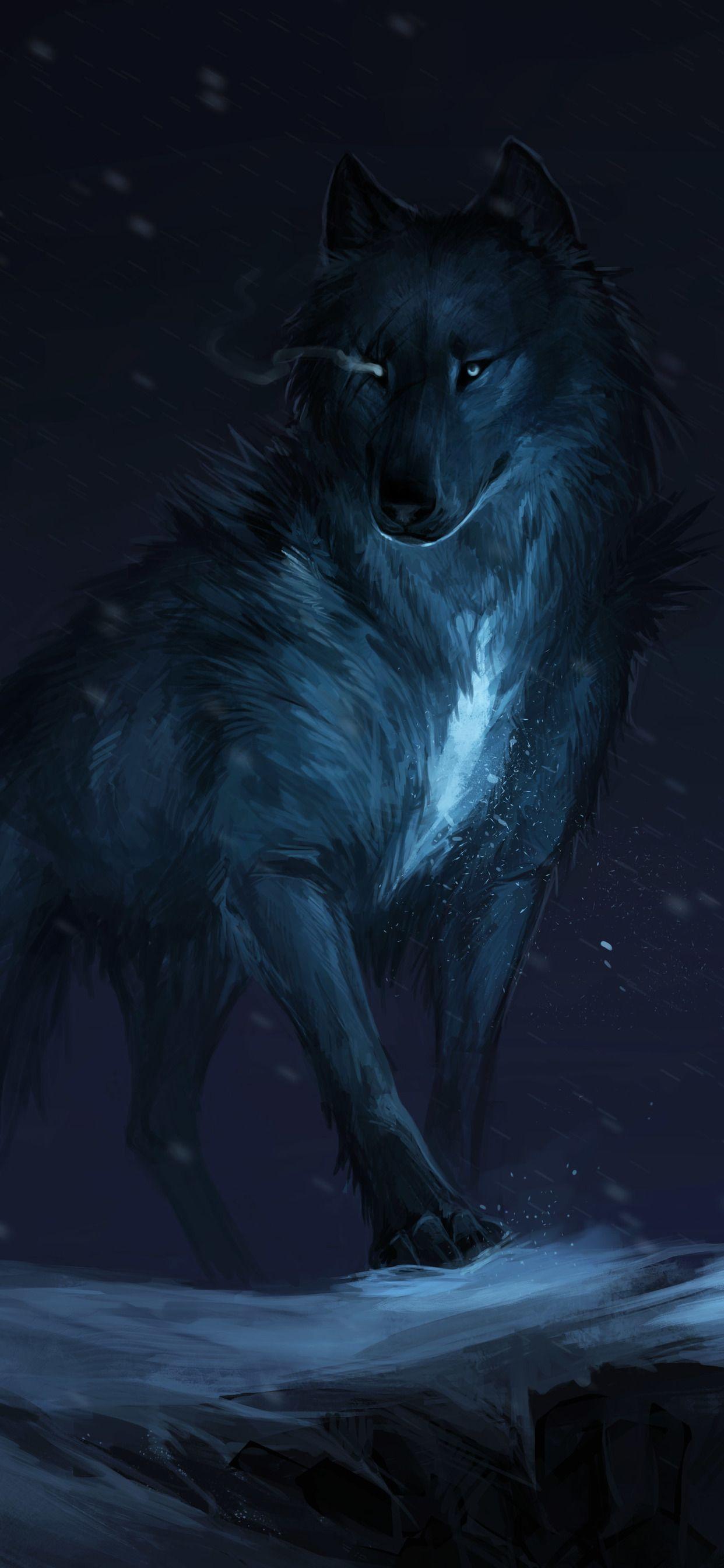 1242x2688 Wolf Drawing Wallpaper. Wolf wallpaper, Fantasy wolf, Wolf drawing