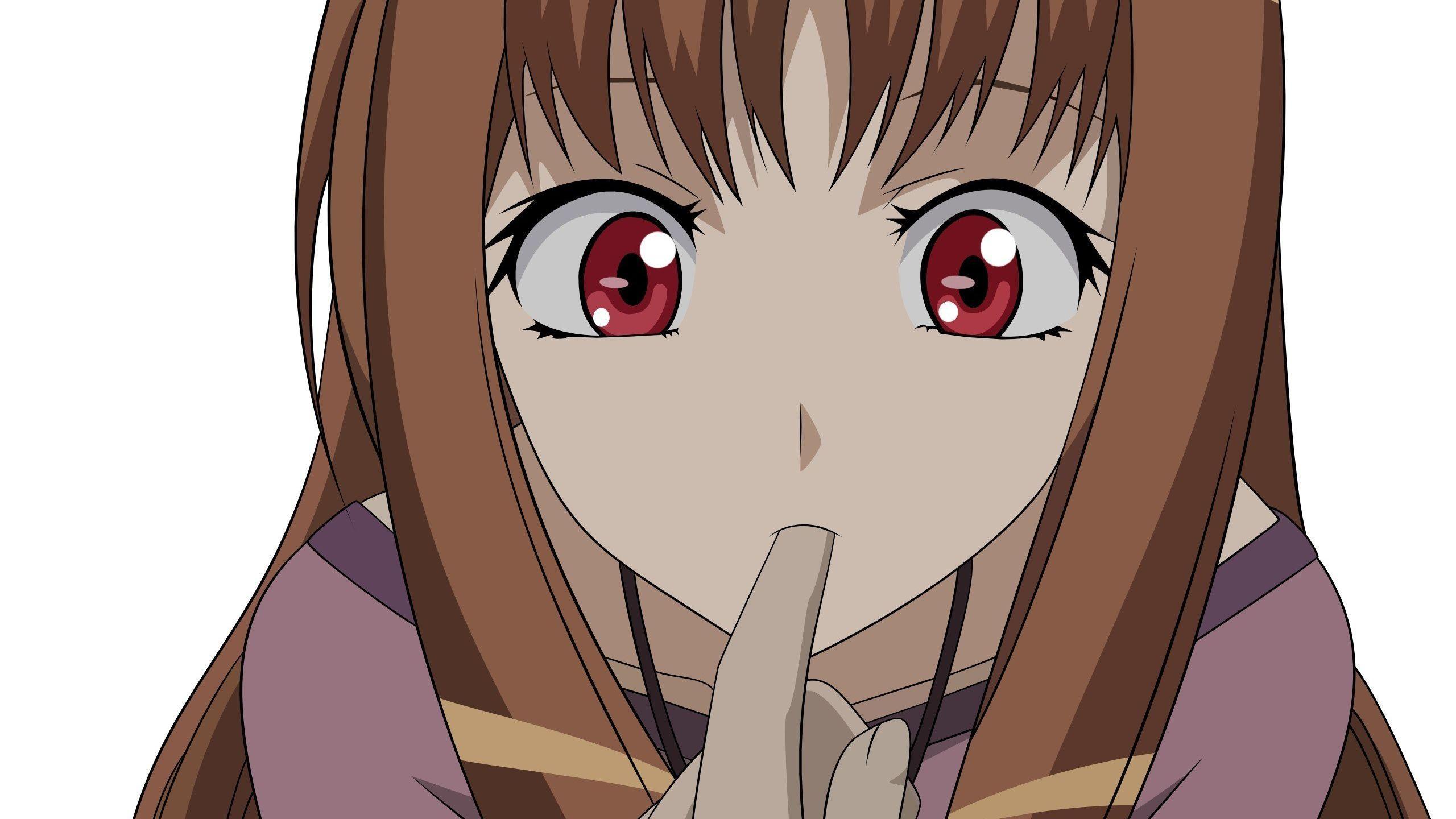2560x1440 Desktop Wallpaper Spice And Wolf, Anime Girl, Face, HD Image, Picture, Background, B53D0d