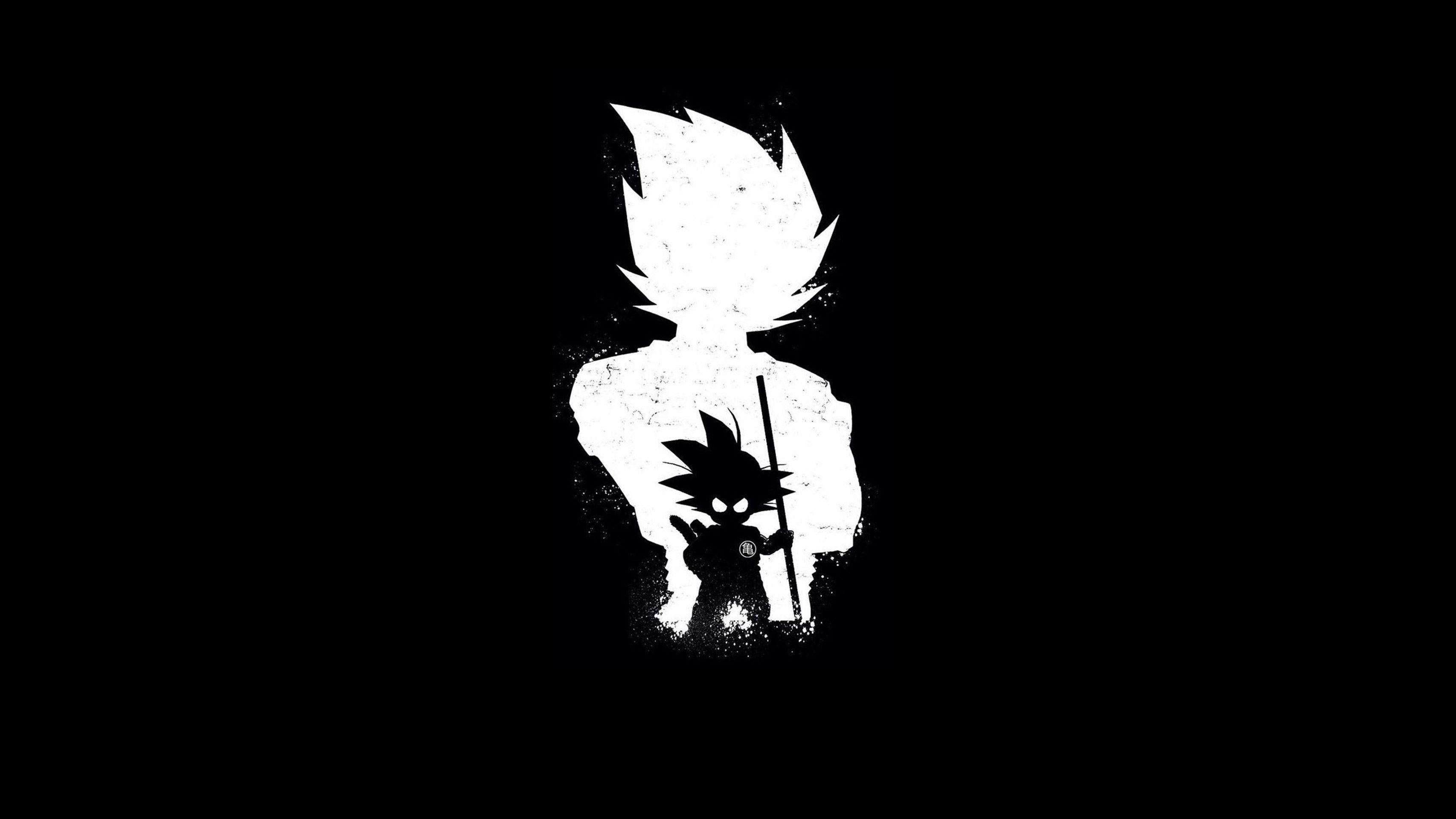 3413x1920 Black Wallpaper Anime 4k