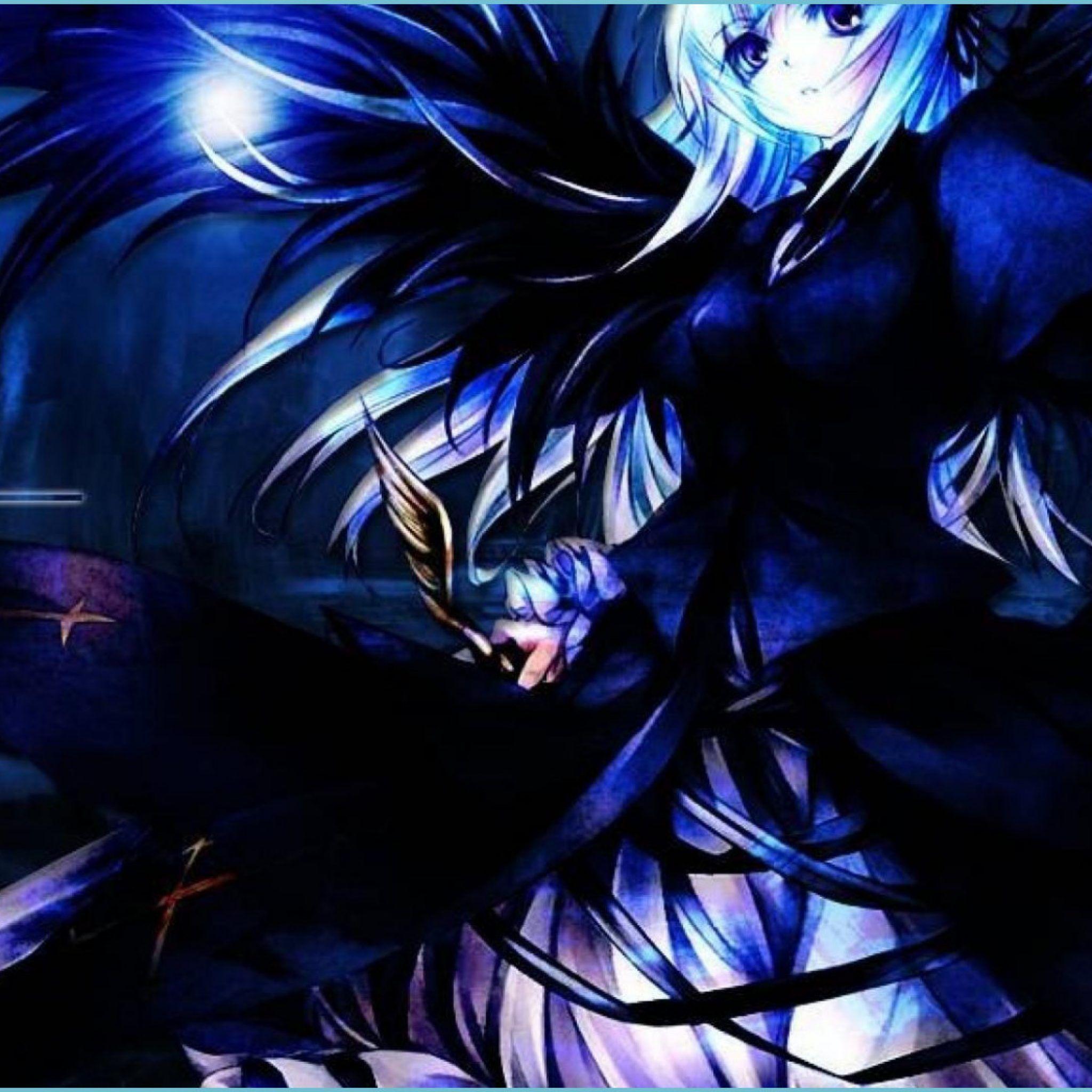 2048x2048 Awesome Dark Angel Anime Wallpaper Free Awesome Dark Angel Anime Wallpaper