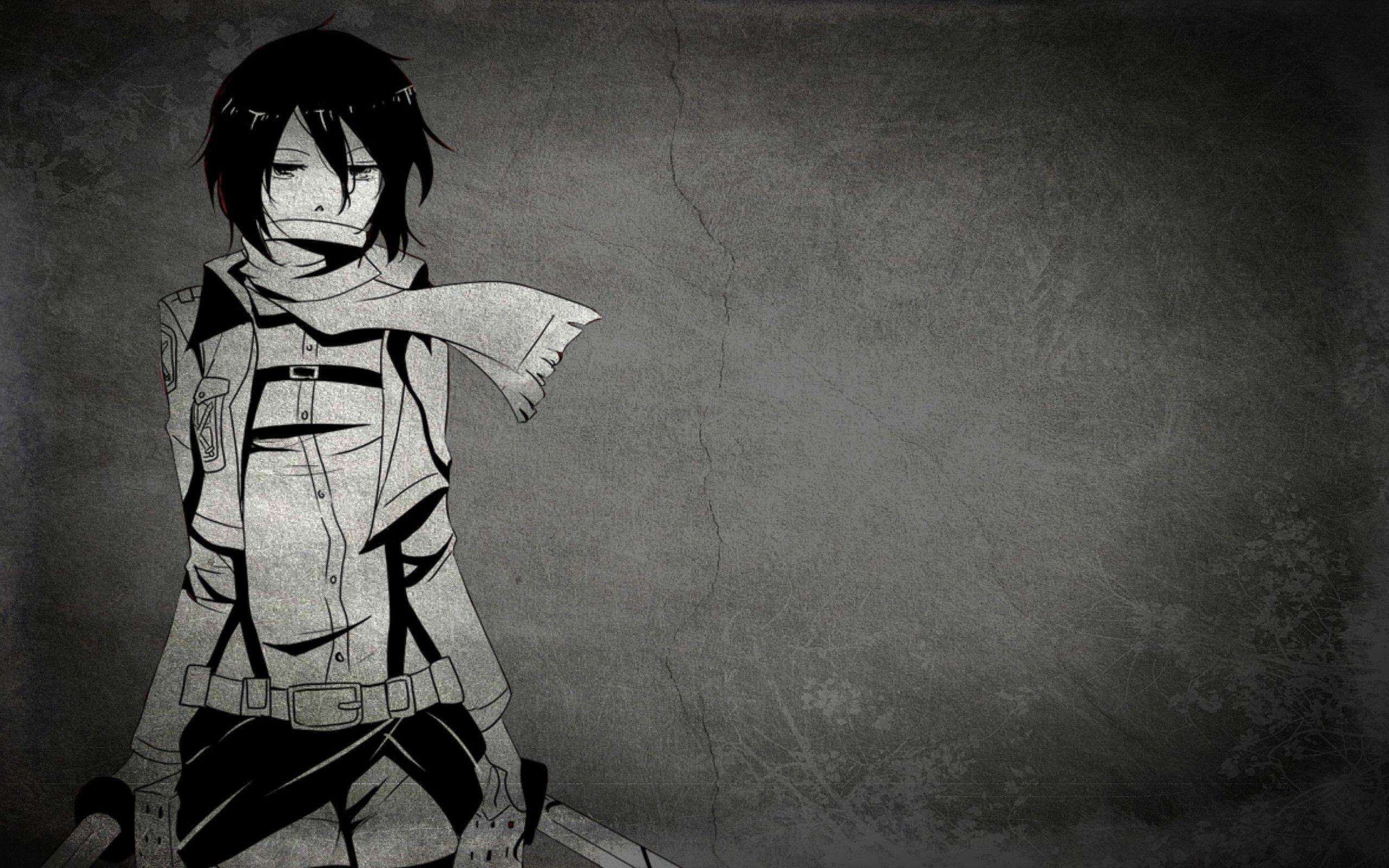 2560x1600 Desktop Background Black Anime Wallpaper