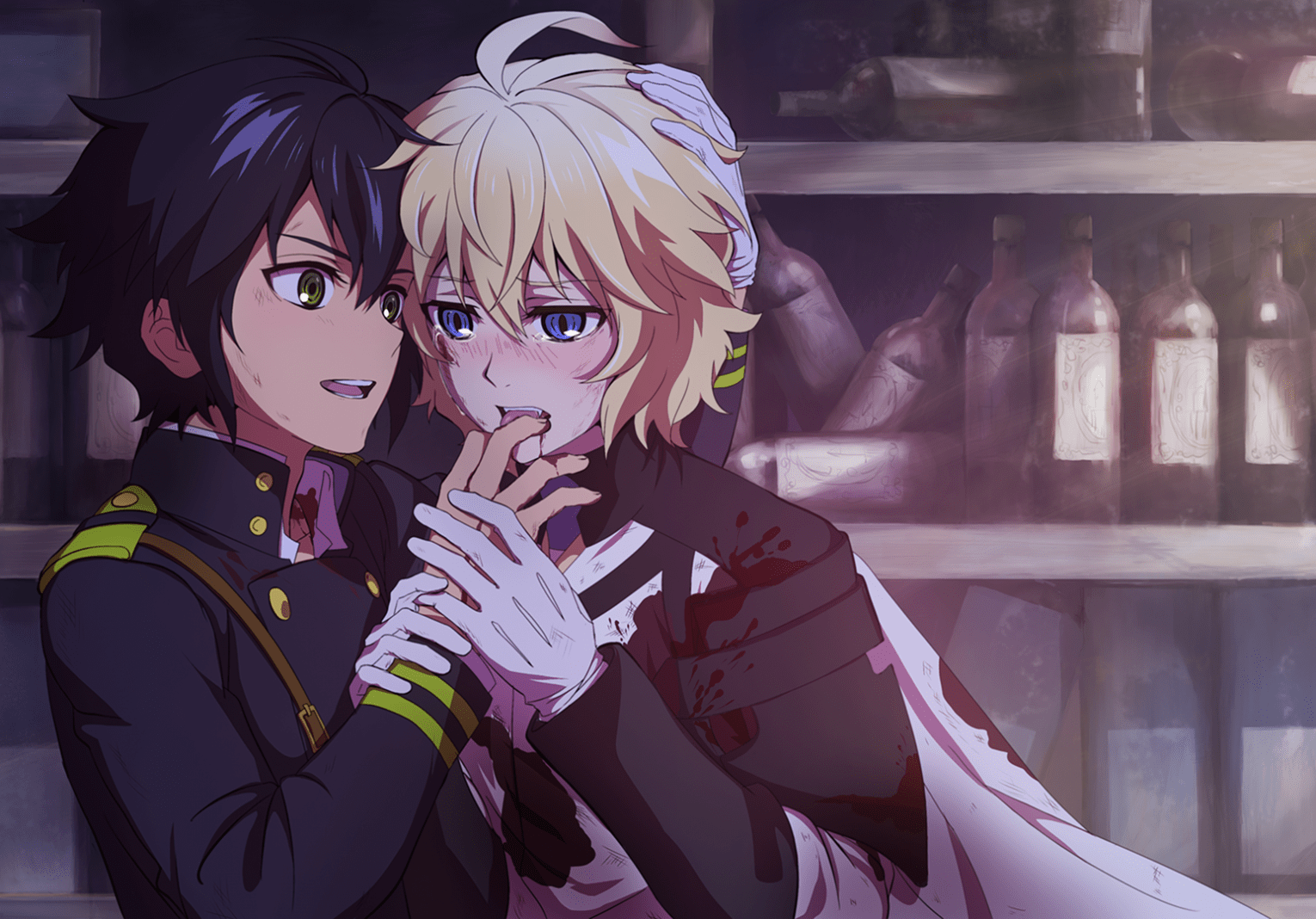 1530x1068 Download 1530x1068 Owari No Seraph, Yuichiro Hyakuya, Mikaela Hyakuya, Vampire Wallpaper
