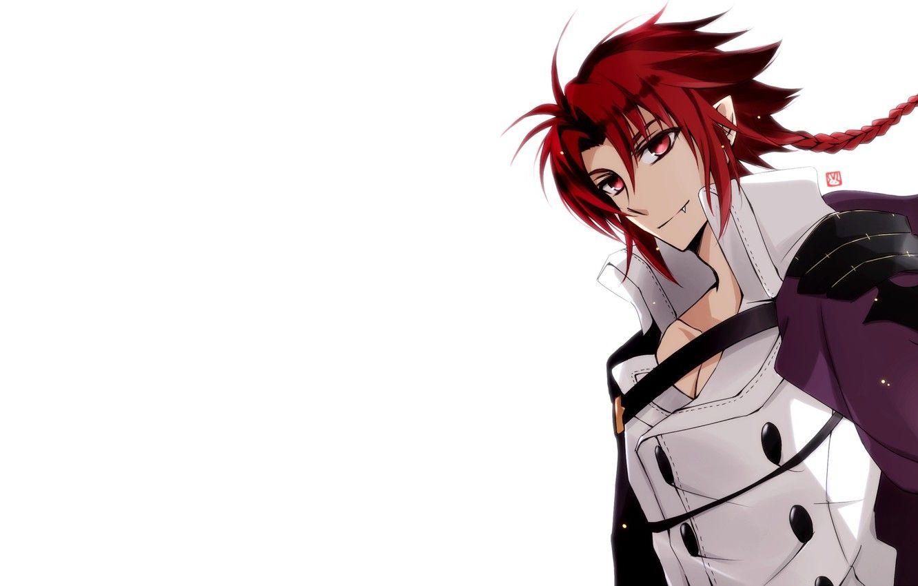 1332x850 Wallpaper smile, anime, art, vampire, guy, Owari no Seraph, The last Seraphim, Crowley, Crowley Eusford image for desktop, section сёнэн