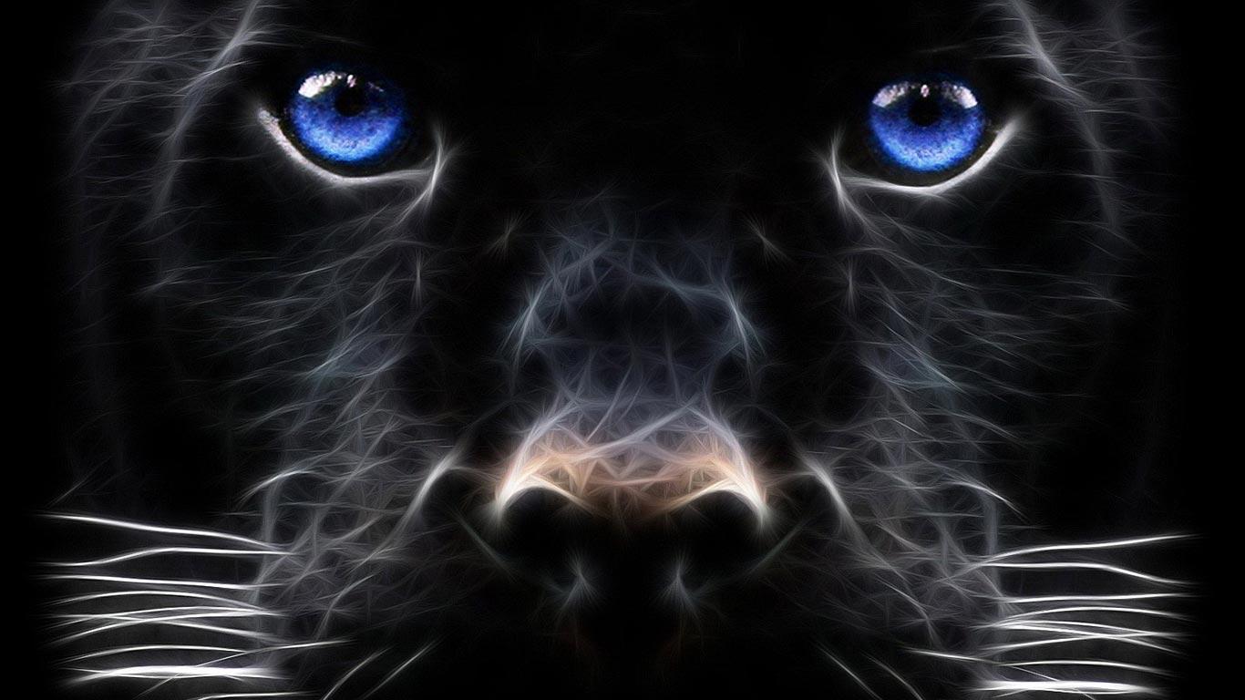 1366x768 Download Black Panther Laptop Wallpaper. Full HD Background