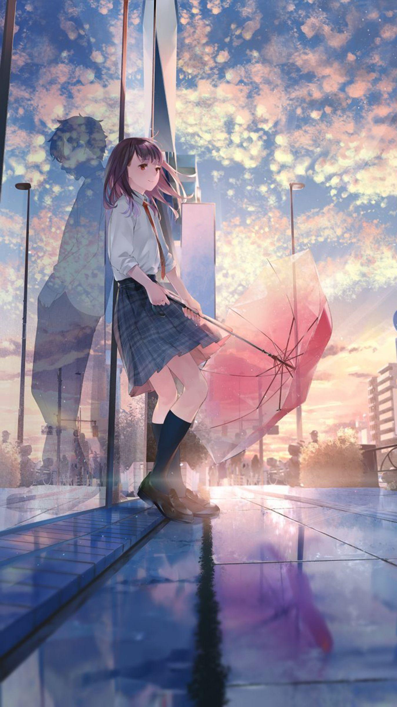 Cute Anime Rain Girl Wallpapers - Top Free Cute Anime Rain Girl Backgrounds  - WallpaperAccess
