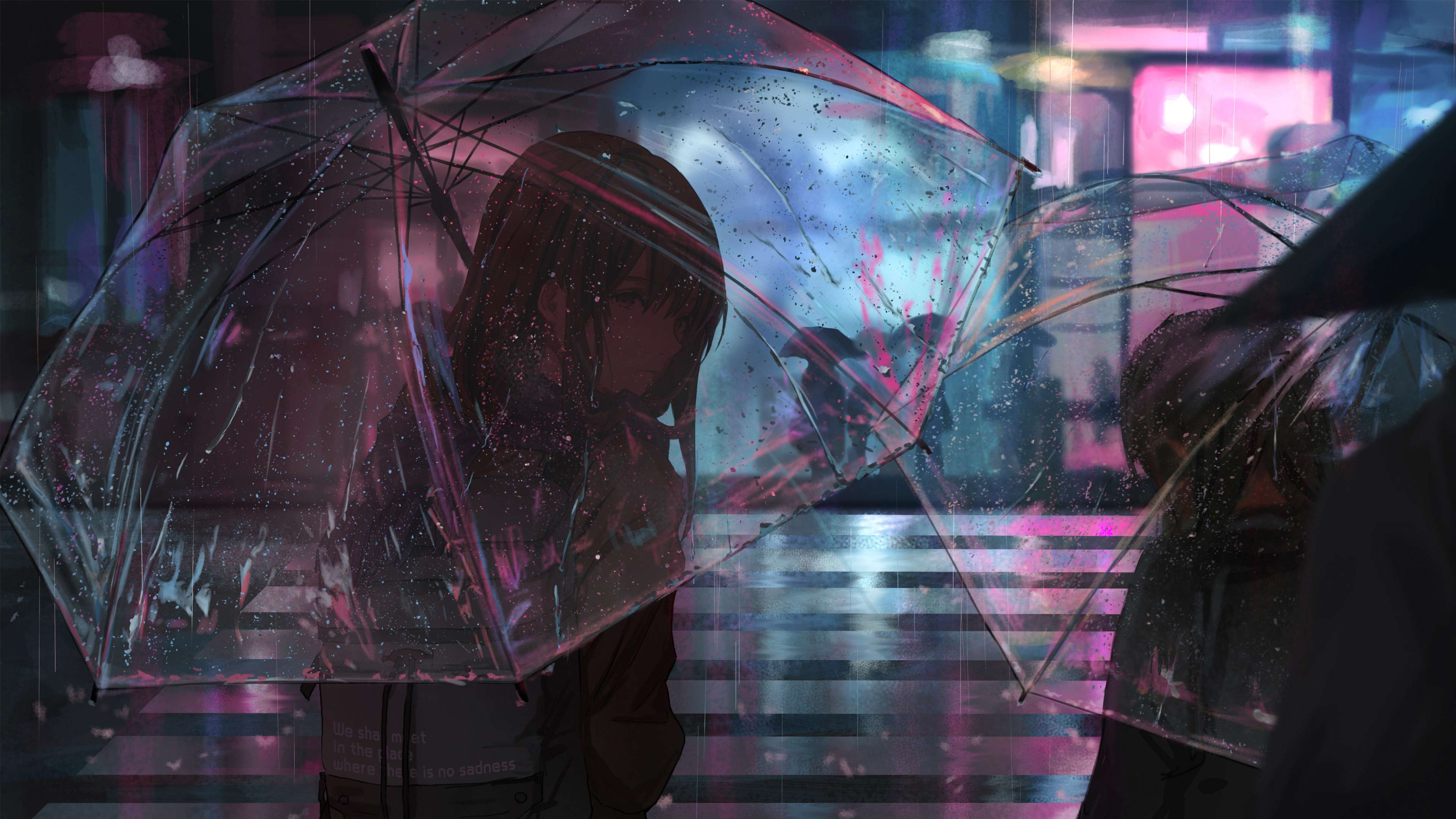 Asthetic rain  Anime scenery wallpaper Anime background Anime scenery