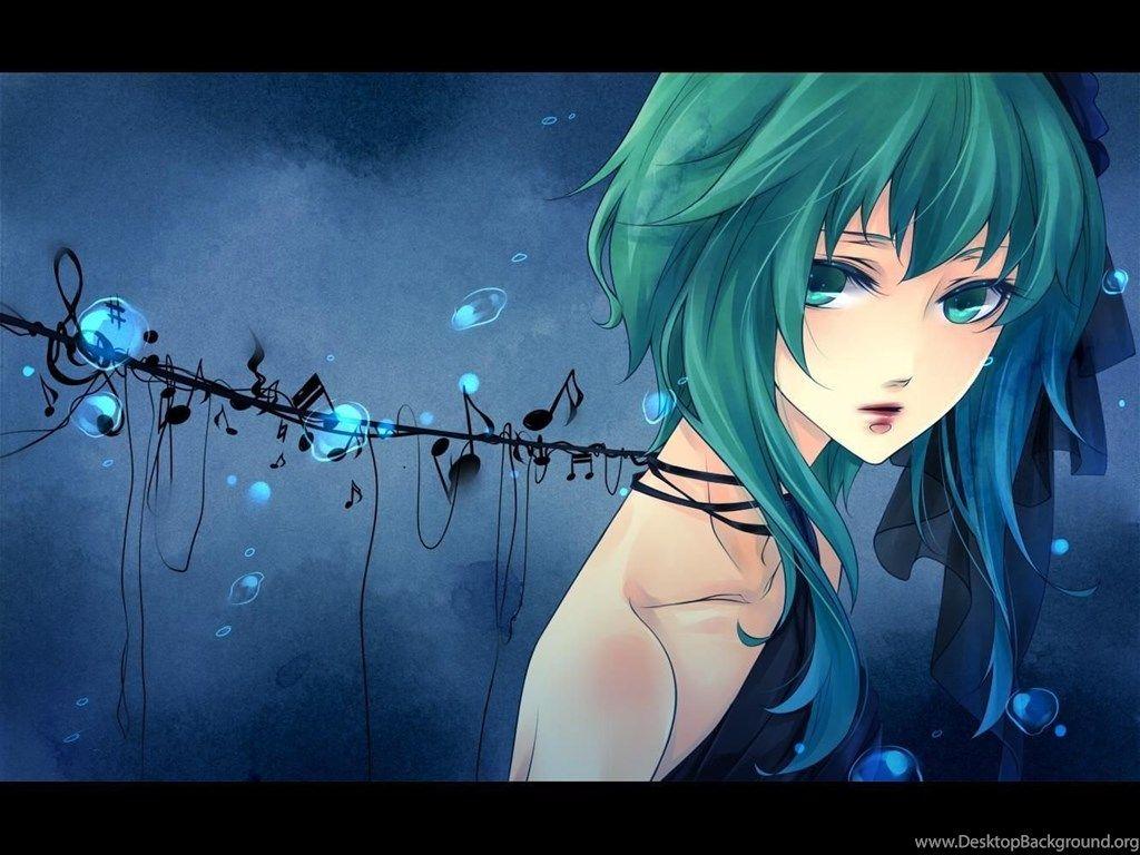 1024x768 Cute Anime Girl In Rain Wallpaper Desktop Background