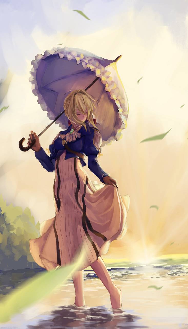 733x1280 Anime girl wallpaper