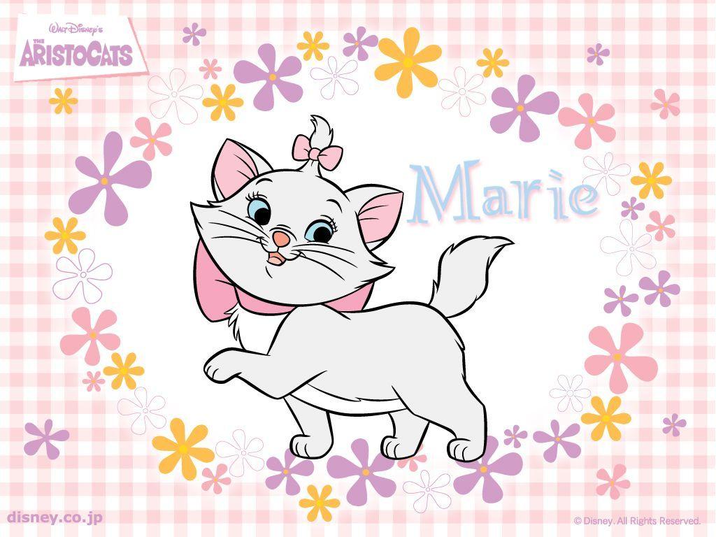 1024x768 Disney Wallpaper: Aristocats, Marie Wallpaper. Aristocats, Marie aristocats, Marie cat