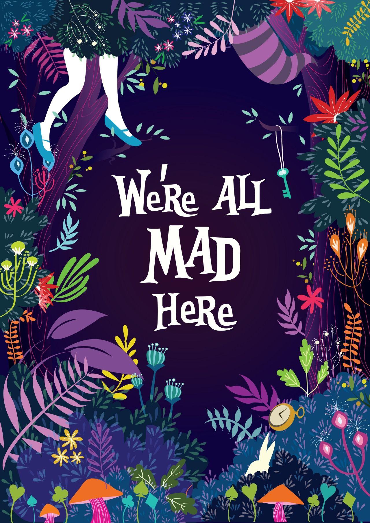 alice in wonderland wallpaper disney