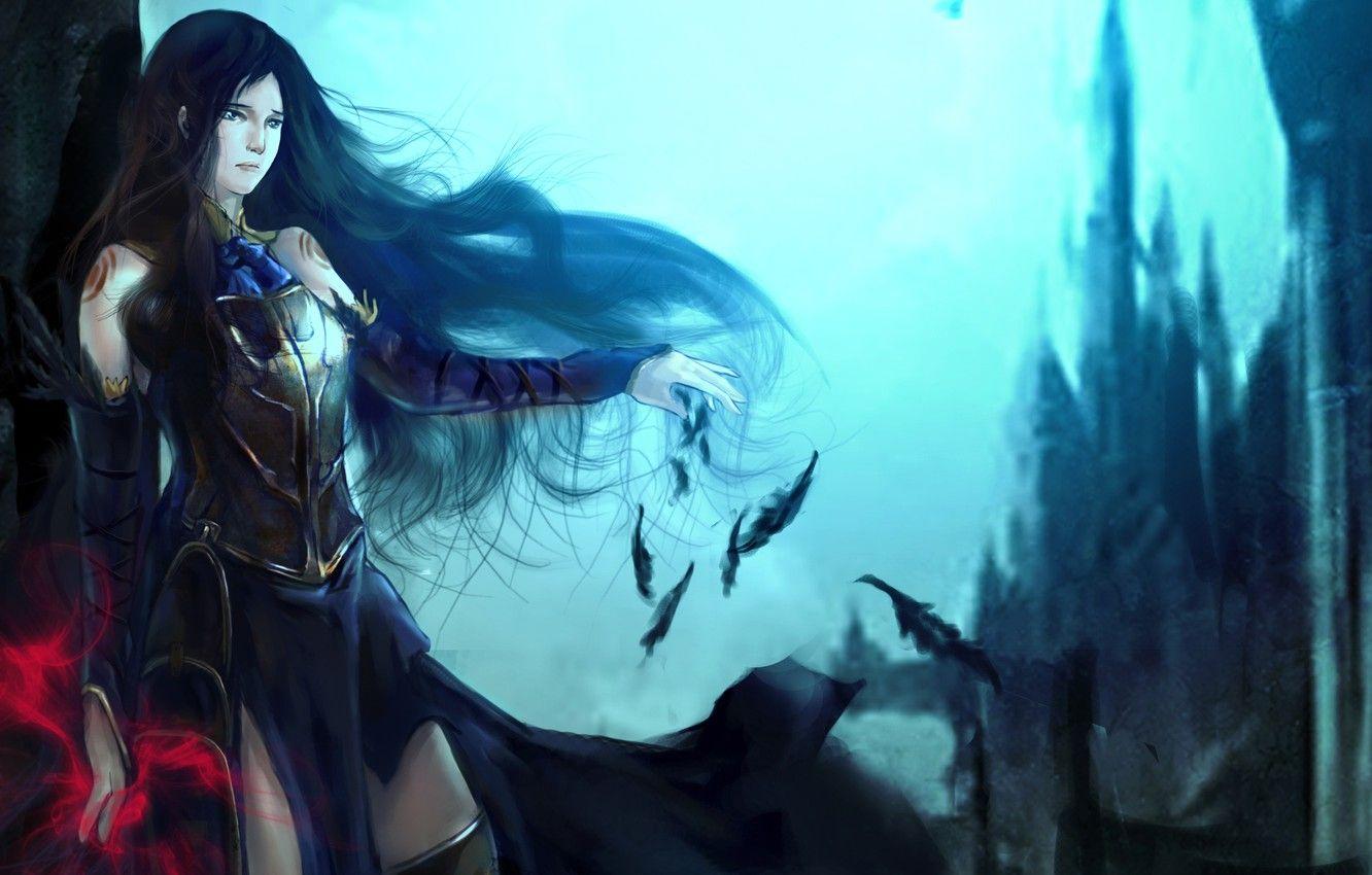 1332x850 Wallpaper girl, castle, magic, Order of Ecclesia, Castlevania, Shanoa image for desktop, section игры