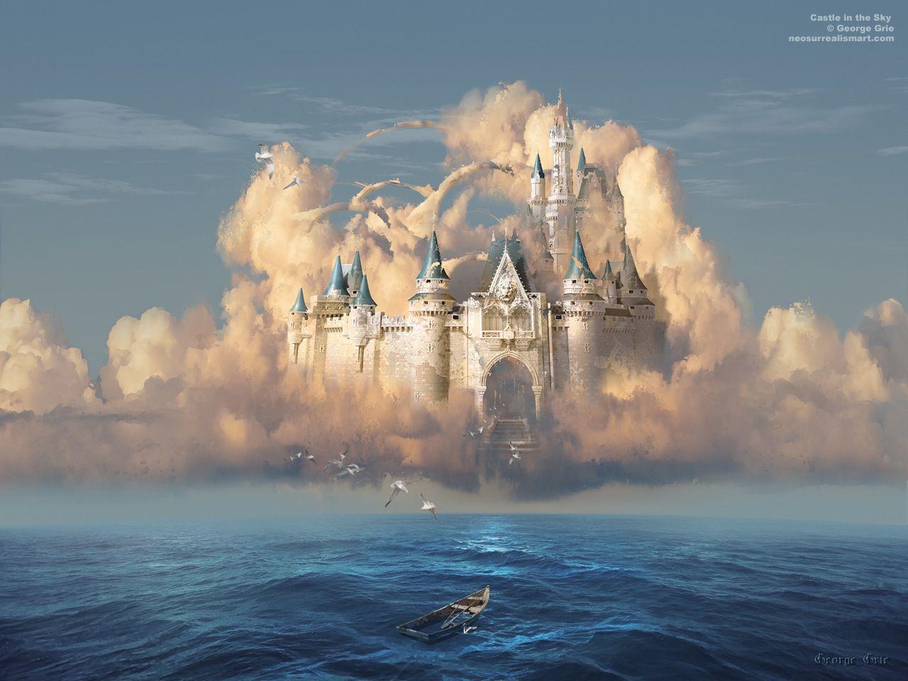 1280x960 Castle In The Sky Or Clouds Of Shattered Dreams, Walls, Castle In The Clouds HD Wallpaper