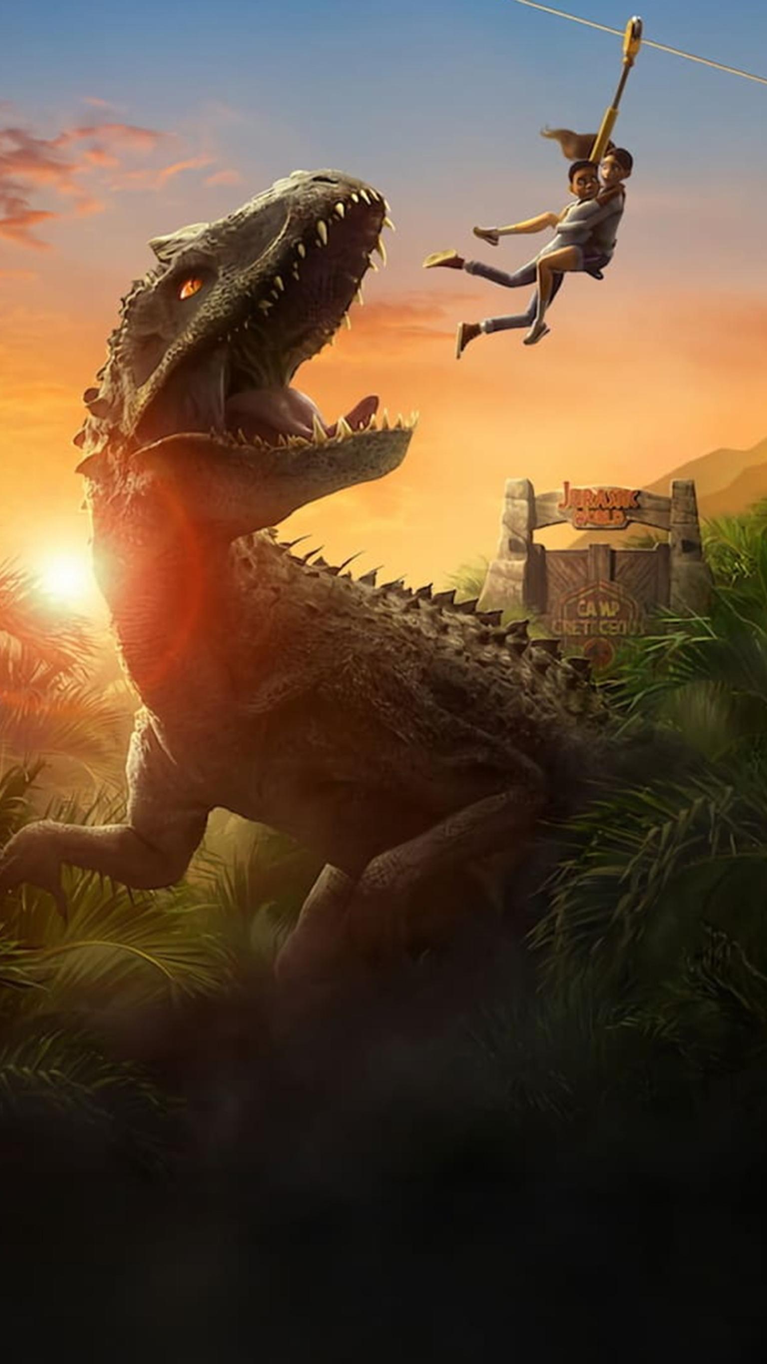 1536x2732 Jurassic World: Camp Cretaceous Phone Wallpaper