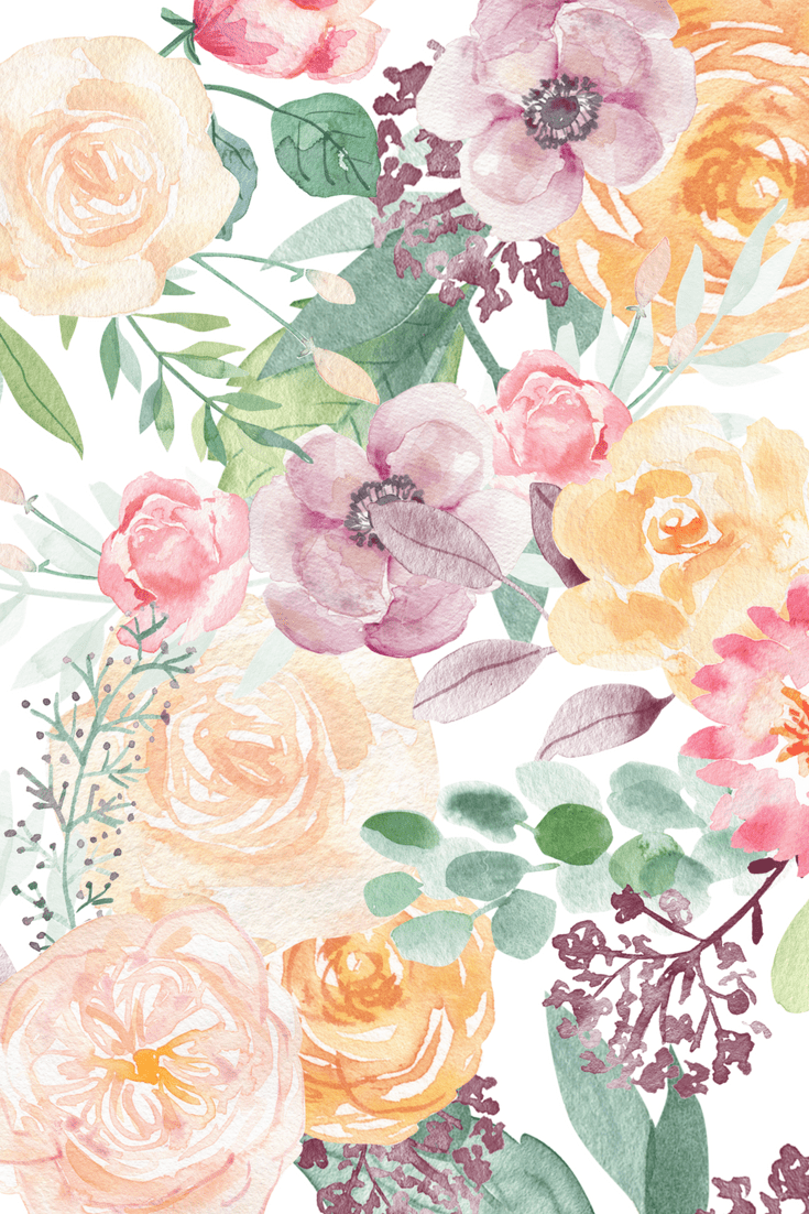 Spring Flowers Watercolor Wallpapers Top Free Spring Flowers