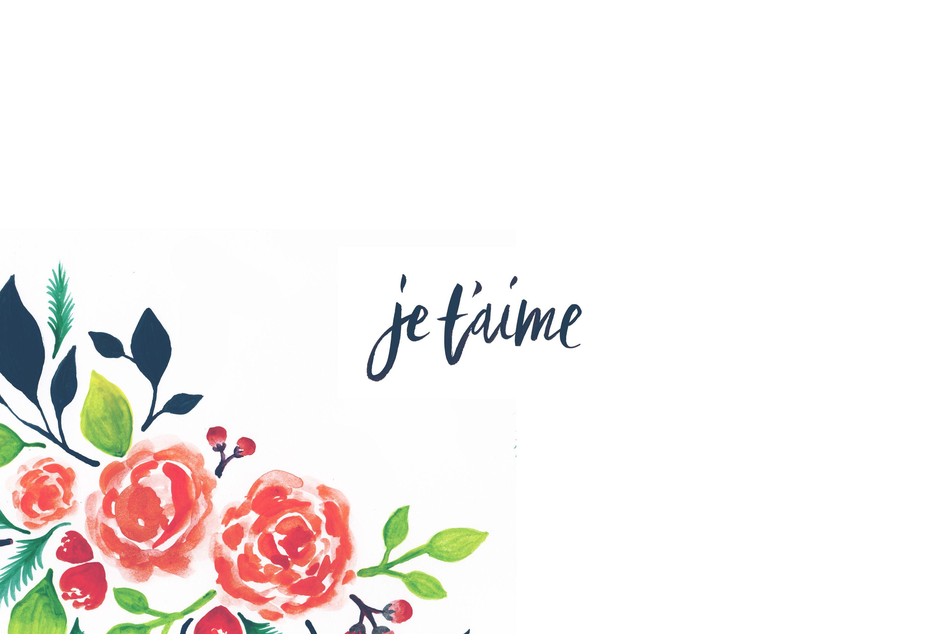 3240x2160 Watercolor Flower Wallpaper