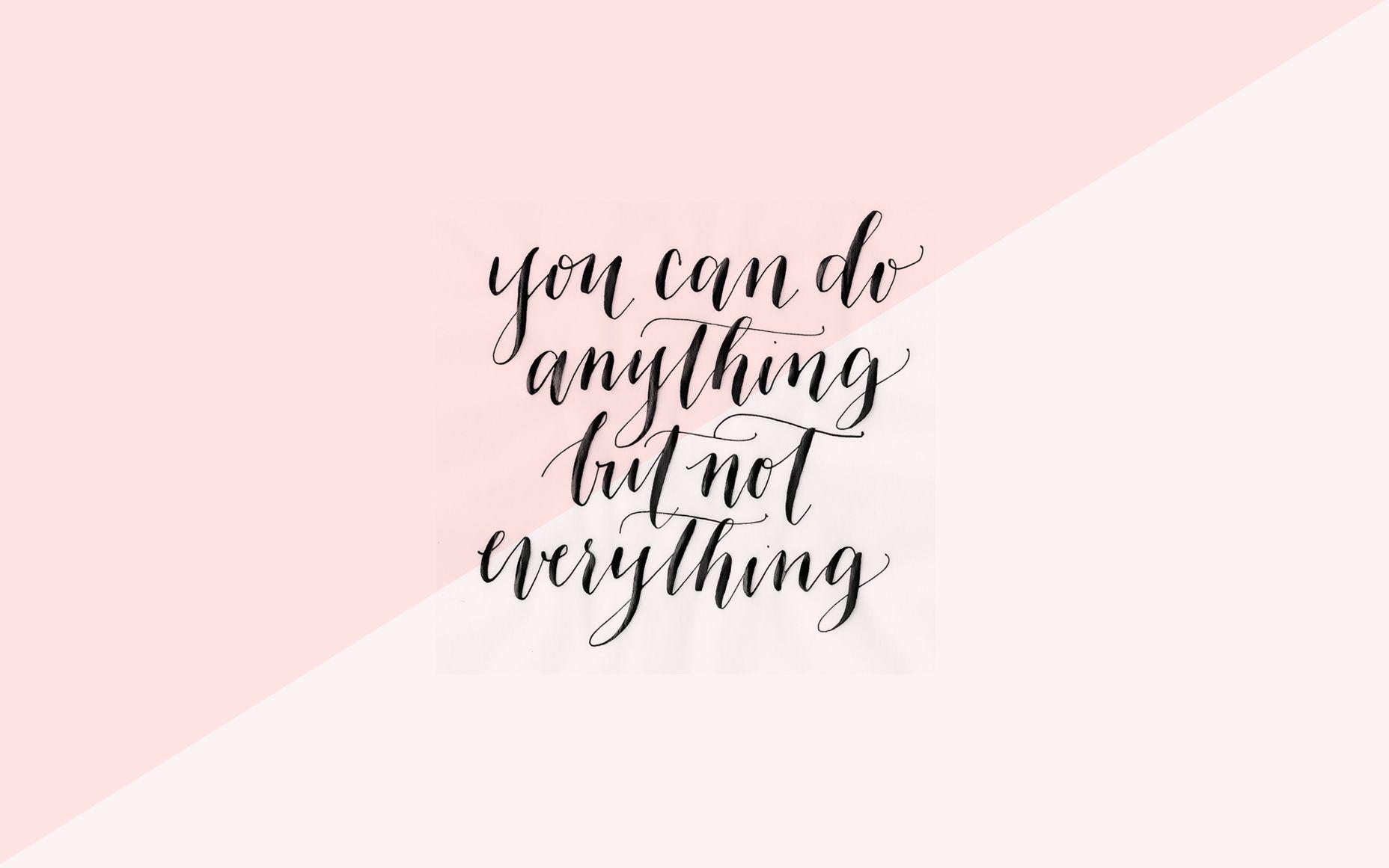 1856x1161 Pink Quotes Wallpaper Laptop