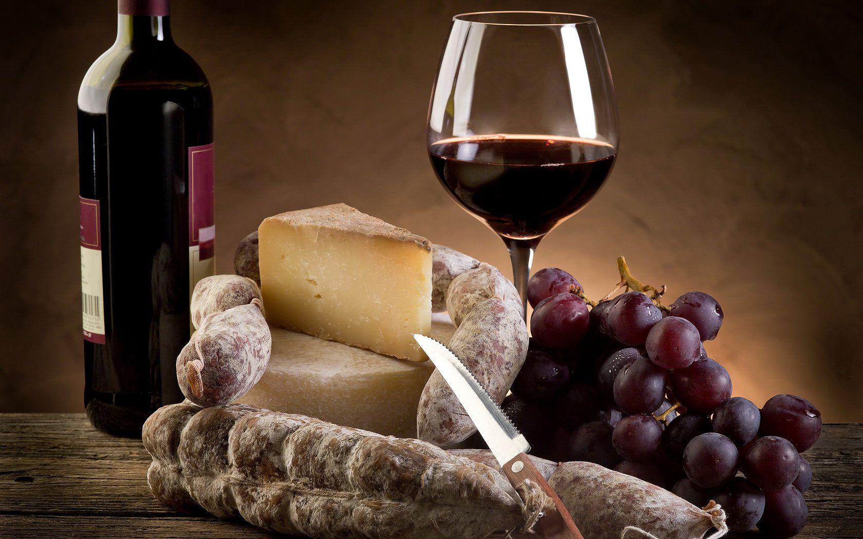 1680x1050 Wine Cheese Grapes wallpaperx1050